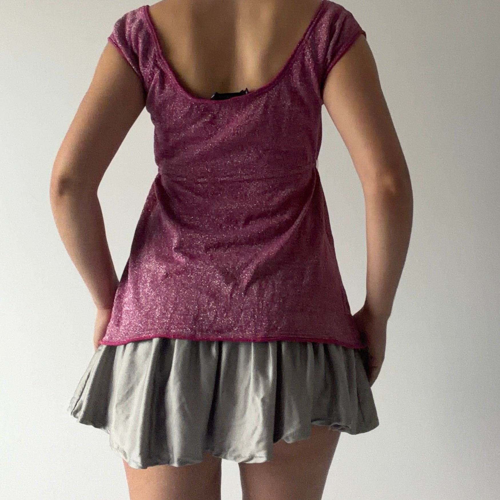 Arden B Beaded Babydoll Top | 8-10