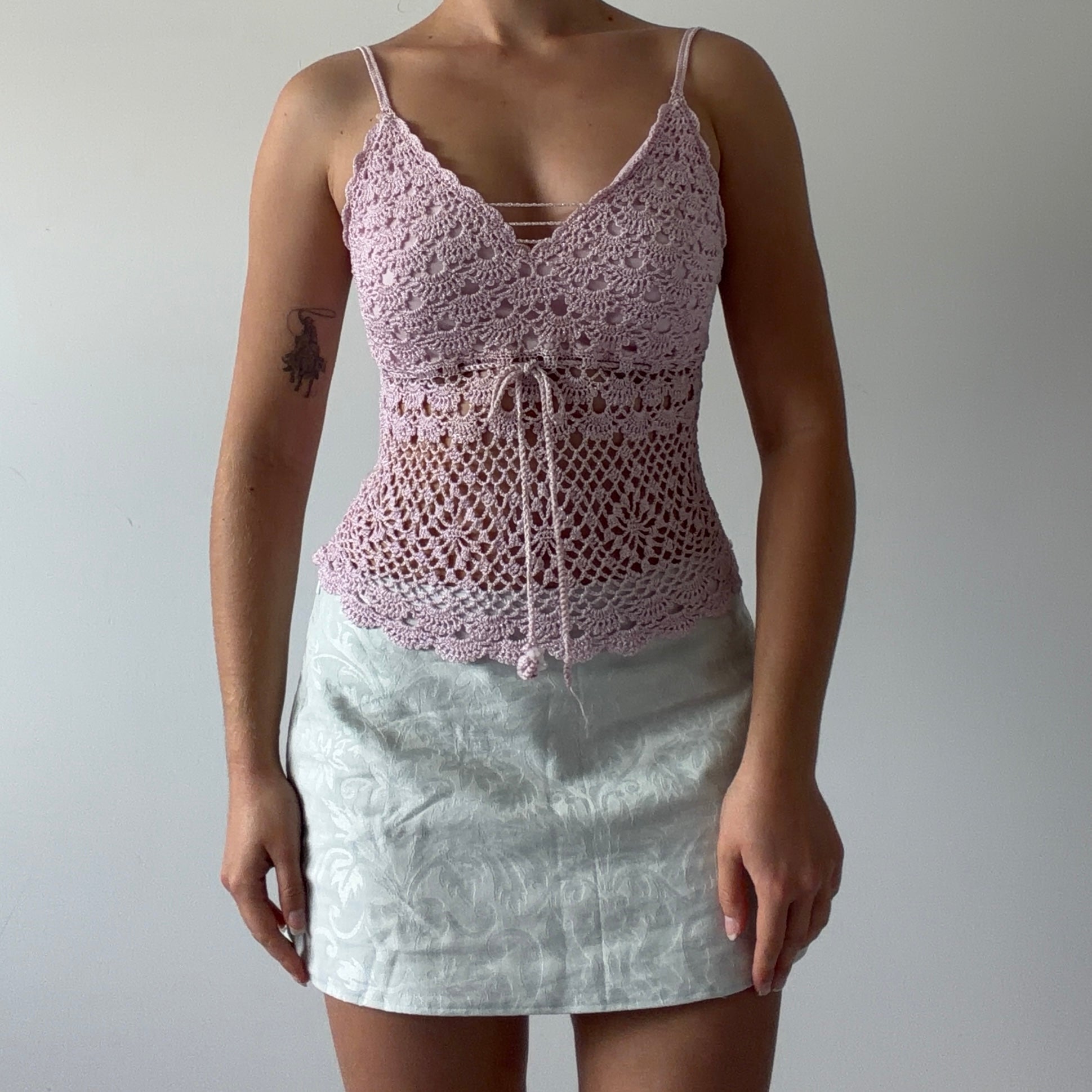 Glittery Crochet Top | 6-8