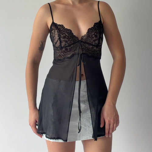 01 Victoria's Secret Silk Babydoll | S