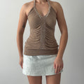 Dynamite Sequin Halter Top | S
