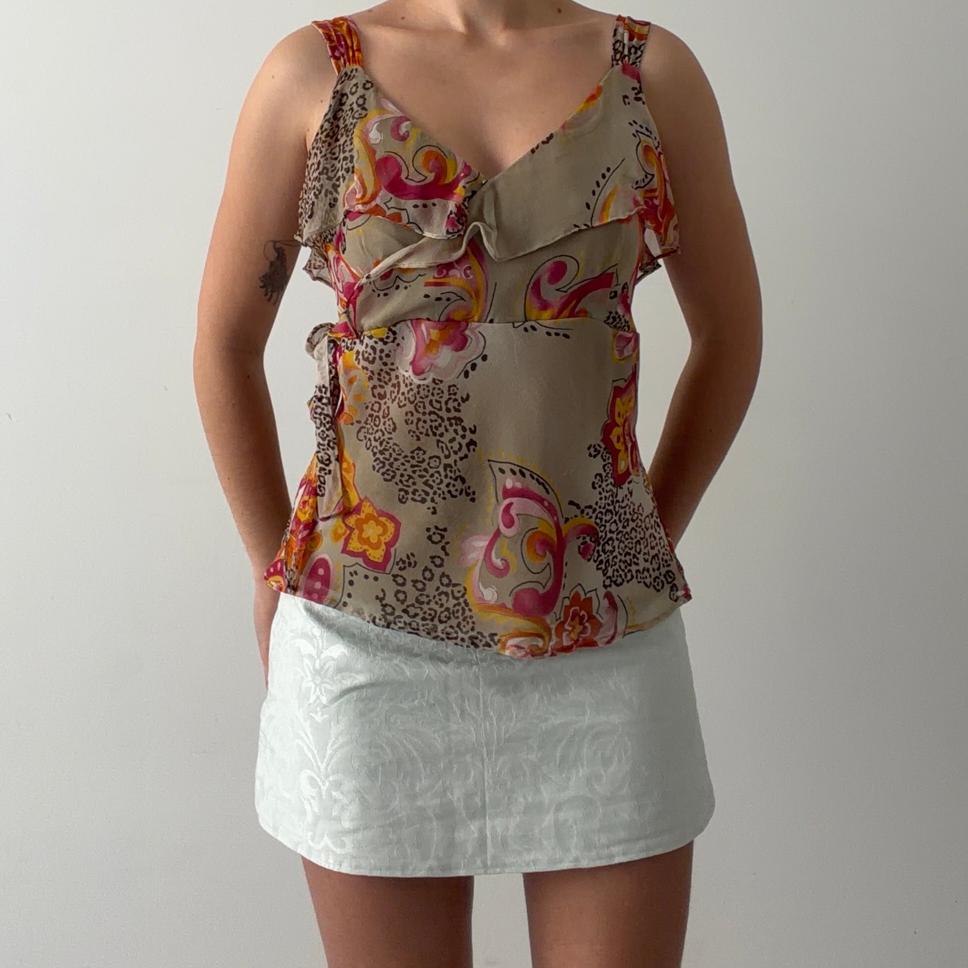 New York Design Co Silk Top | L