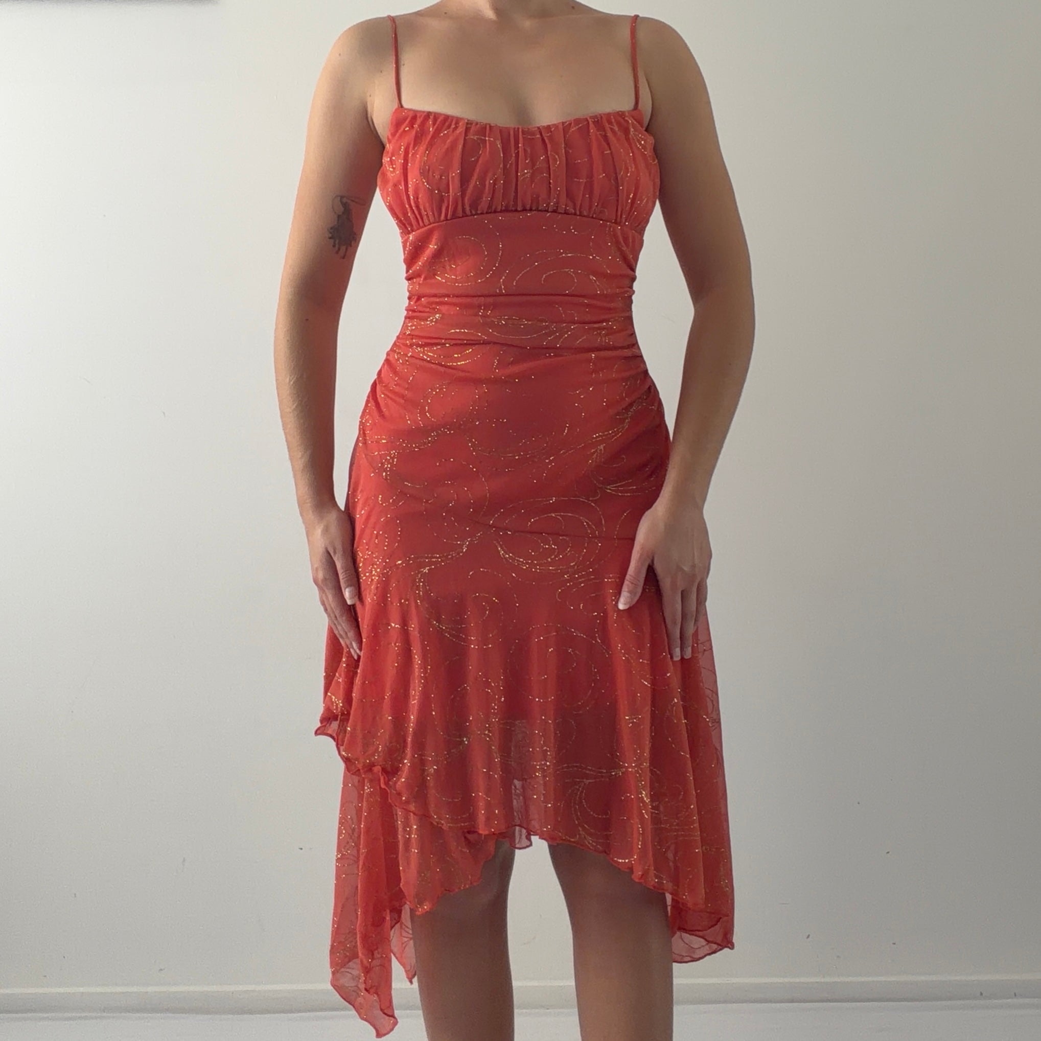 Trixxi Asymmetric Midi Dress | 6-8