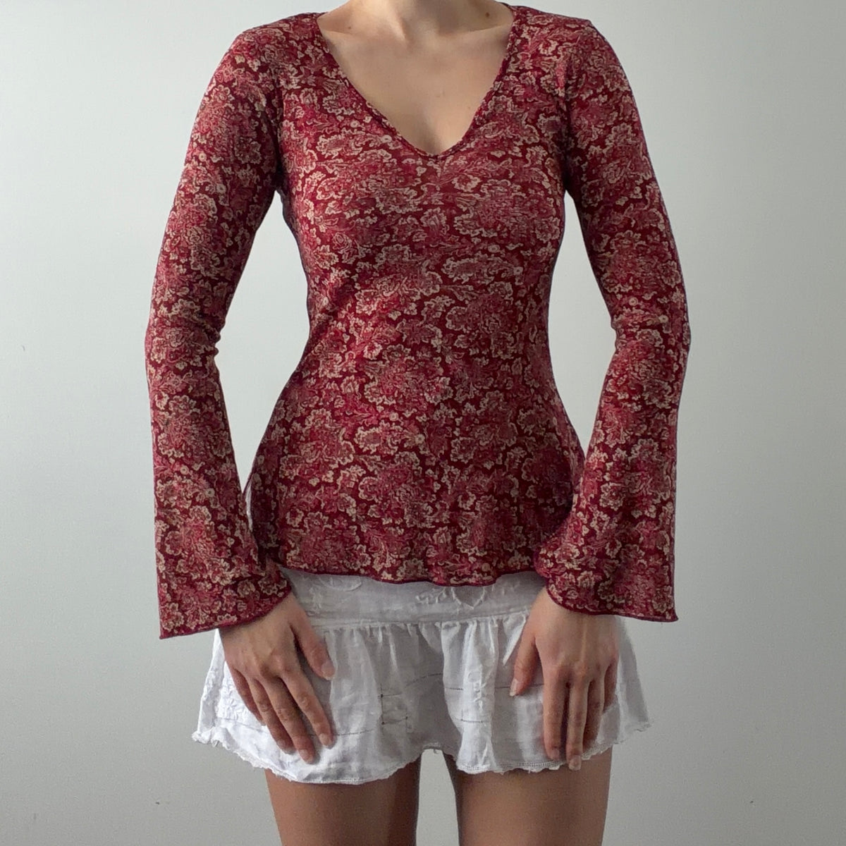 Self Esteem Bell Sleeve Top | XS