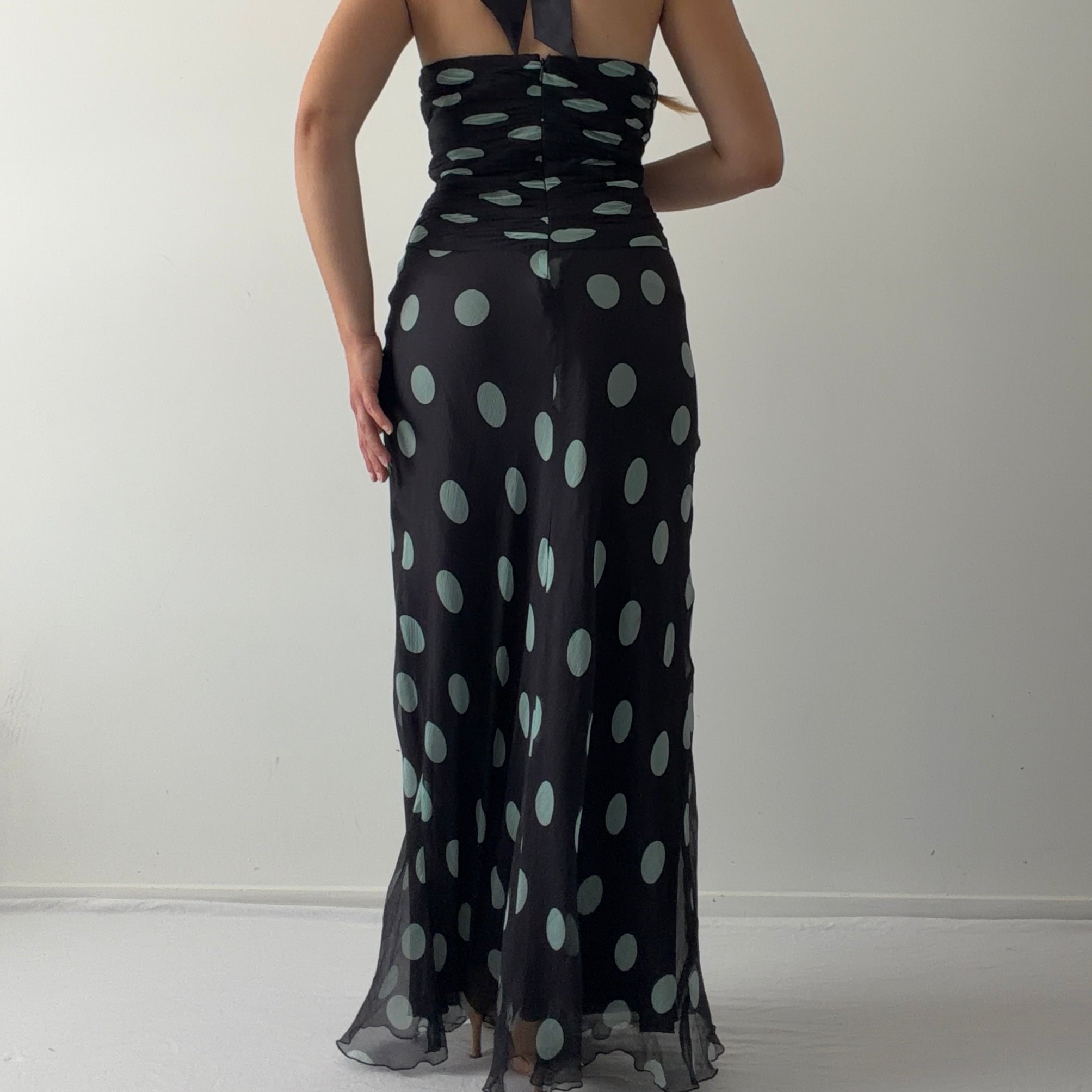 Phase Eight Silk Halter Dress | 12