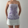 Girl Talk Strapless Butterfly Top | S