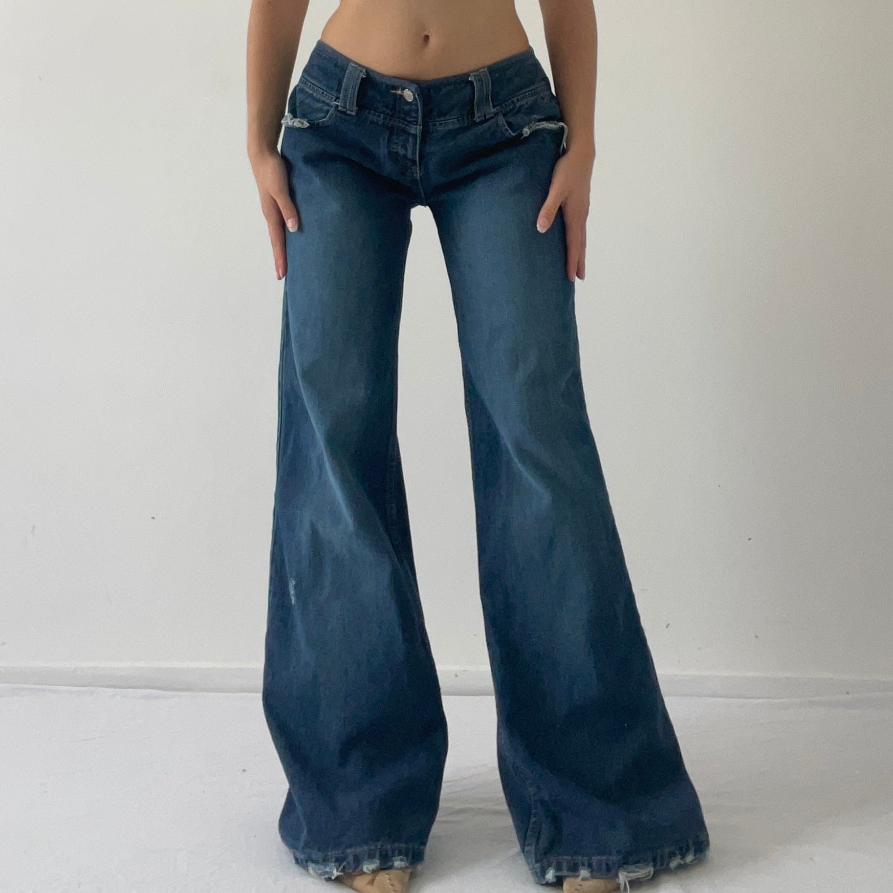 Roxy Low Rise Wide Jeans | 8-10