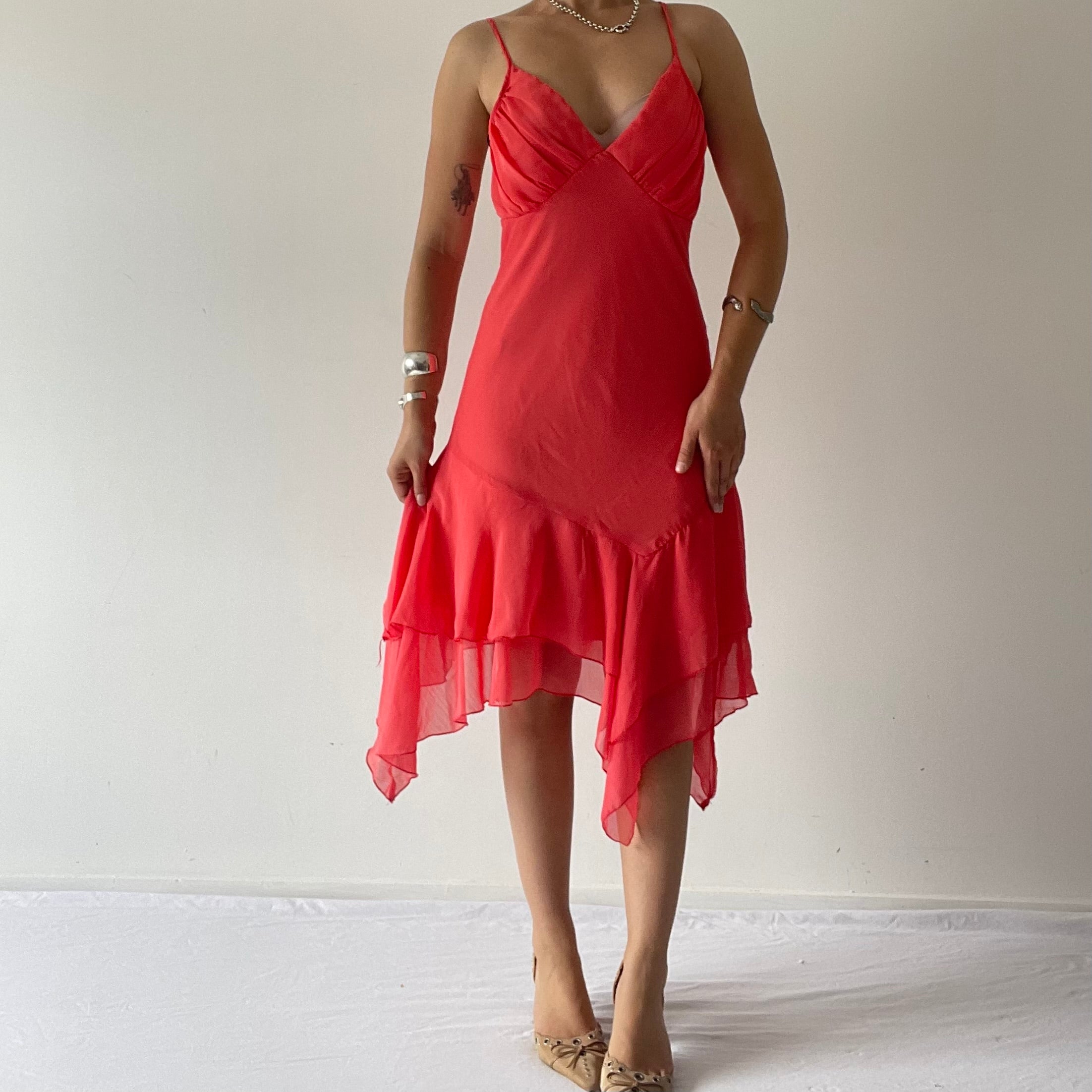 New York Asymmetric Ruffle Mini | 8-10