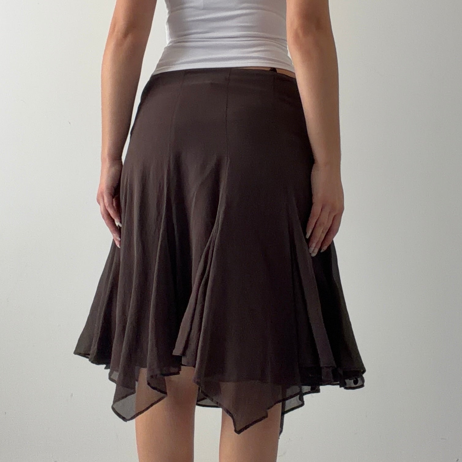 Ted Baker Silk Midi Skirt | 6-8