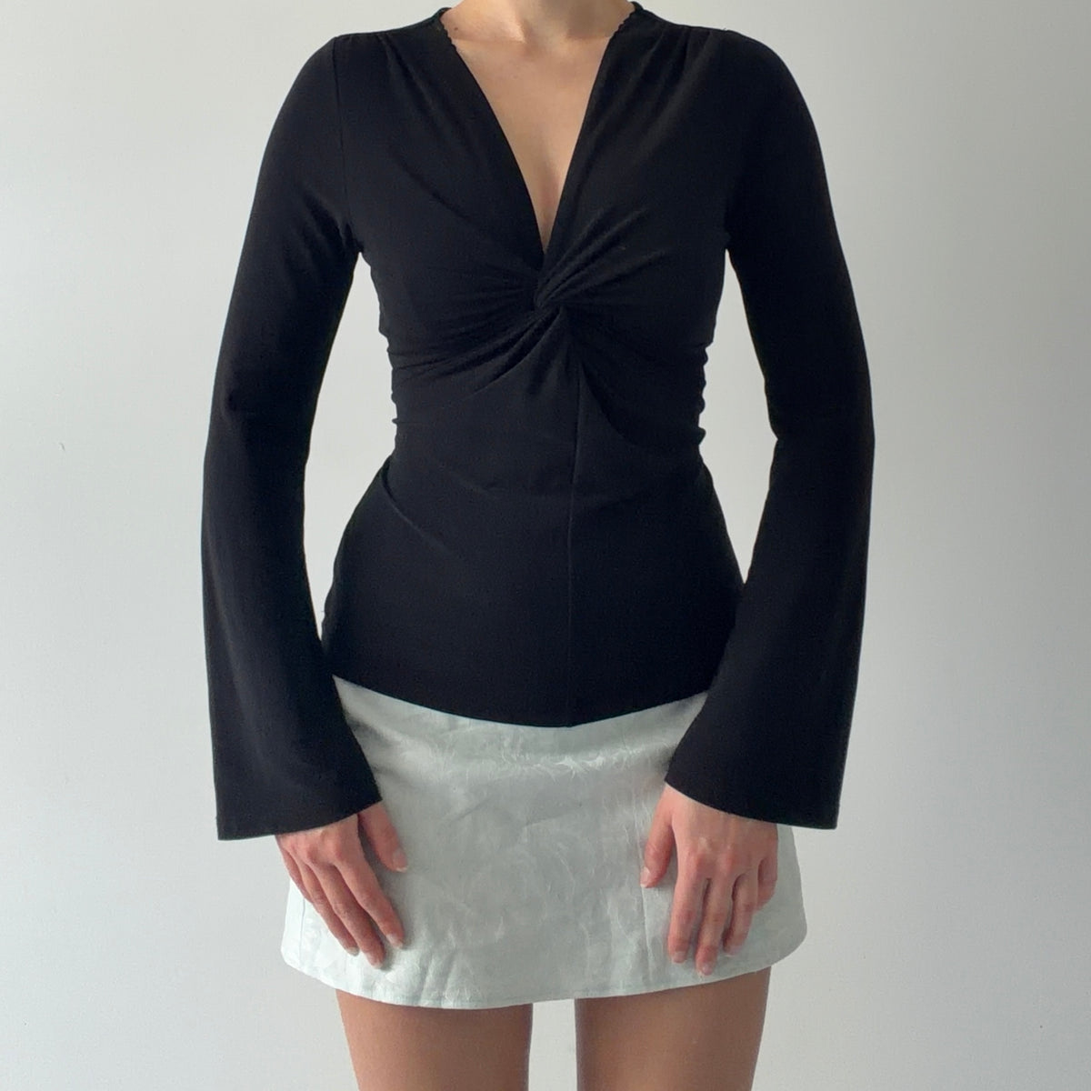 Bell Sleeve Top | S