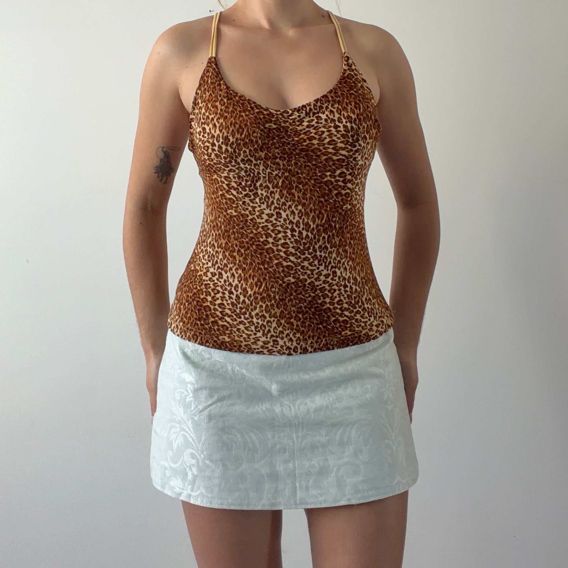 Leopard Strappy Cami | 8-10