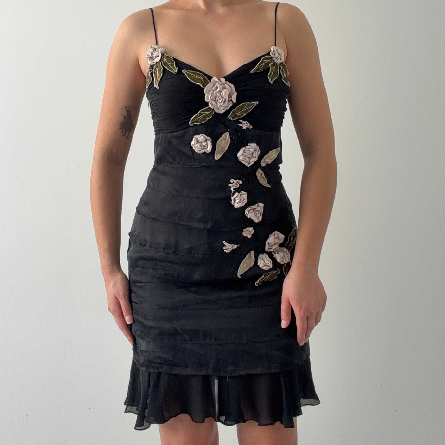 Rare Sue Wong Nocturne Silk Midi Dress | M
