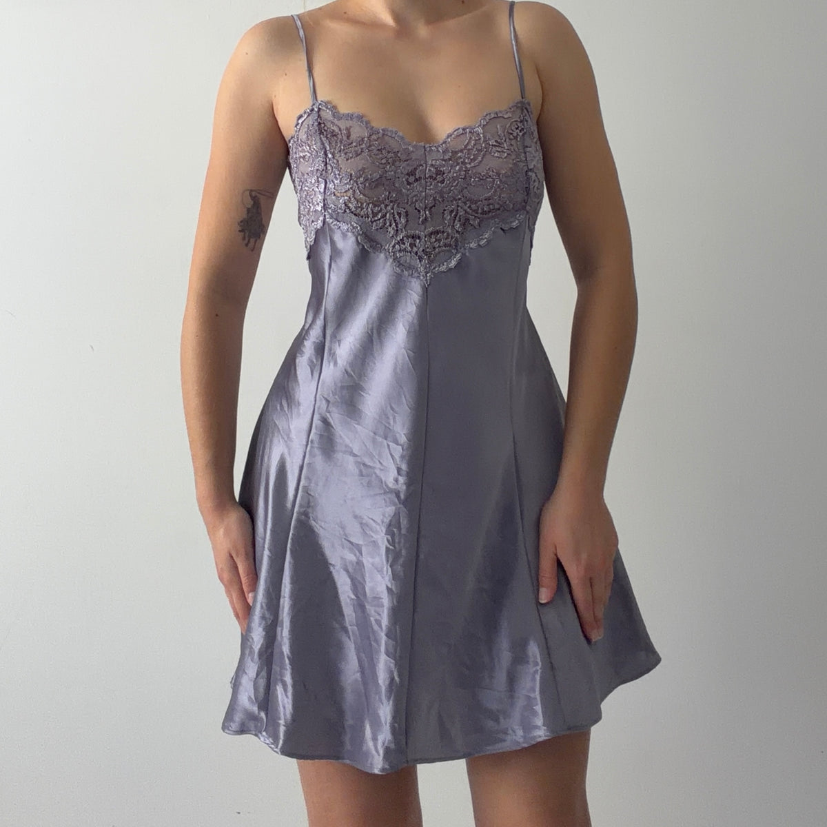 Inner Most Lilac Slip Dress | L