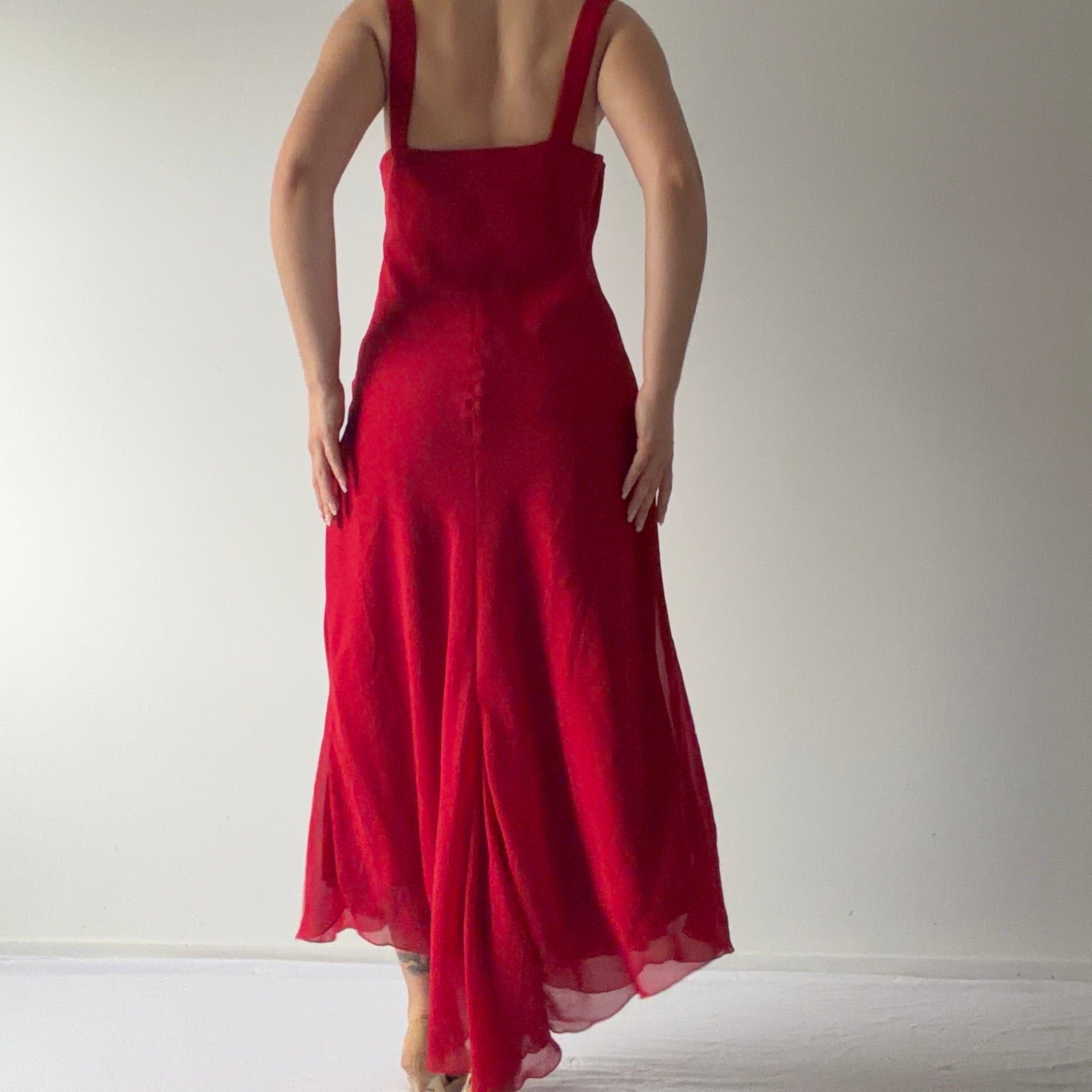 Liz Jordan Cowl Maxi Dress | 12