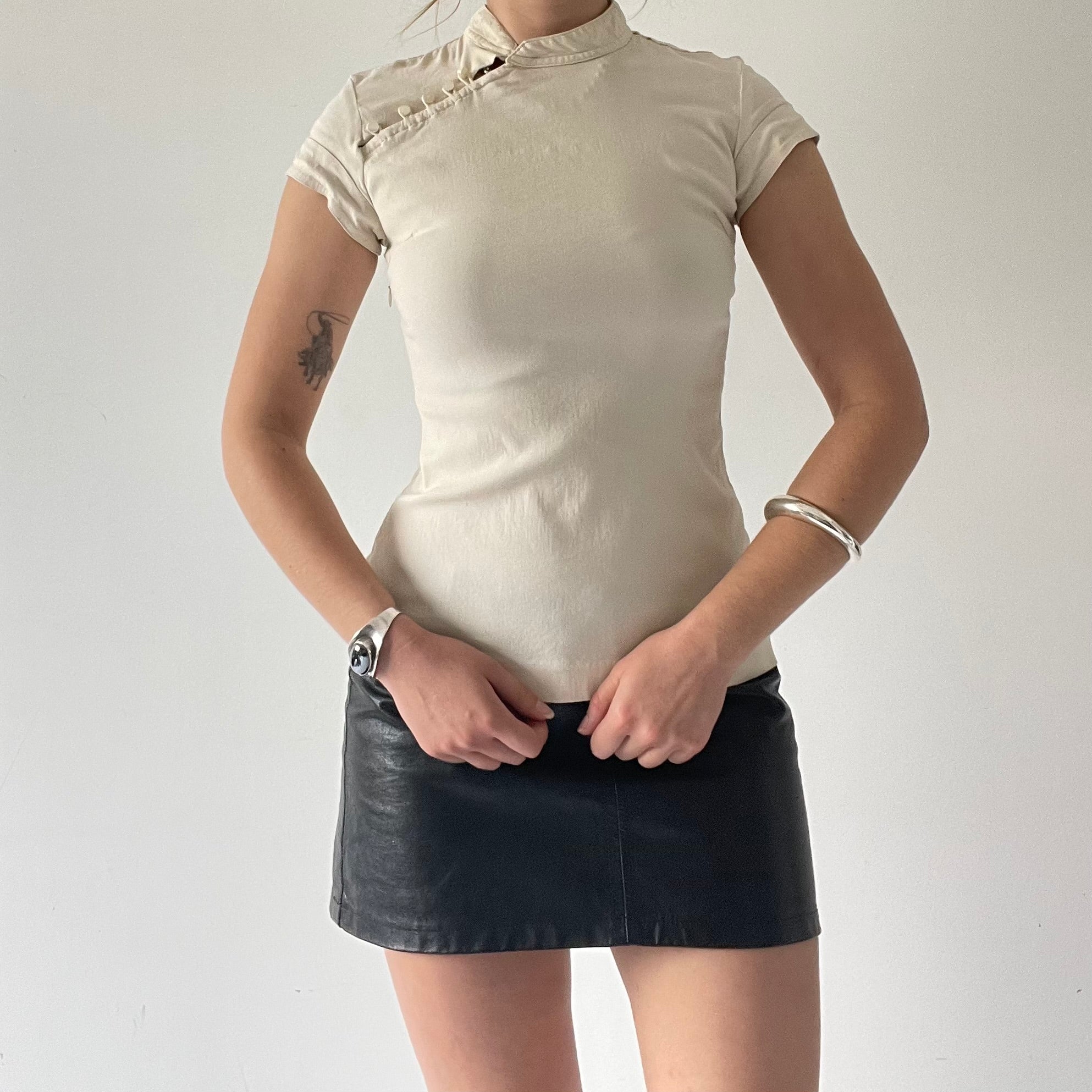 Cheongsam Inspired Fitted Top | 6-8