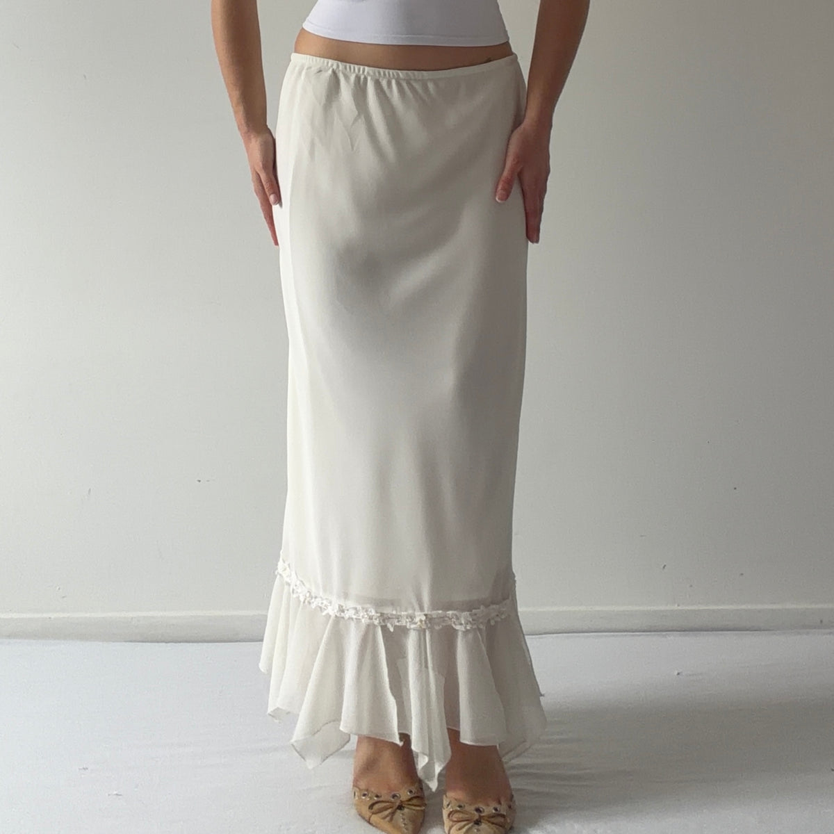 MSK Maxi Skirt | Made in USA | L