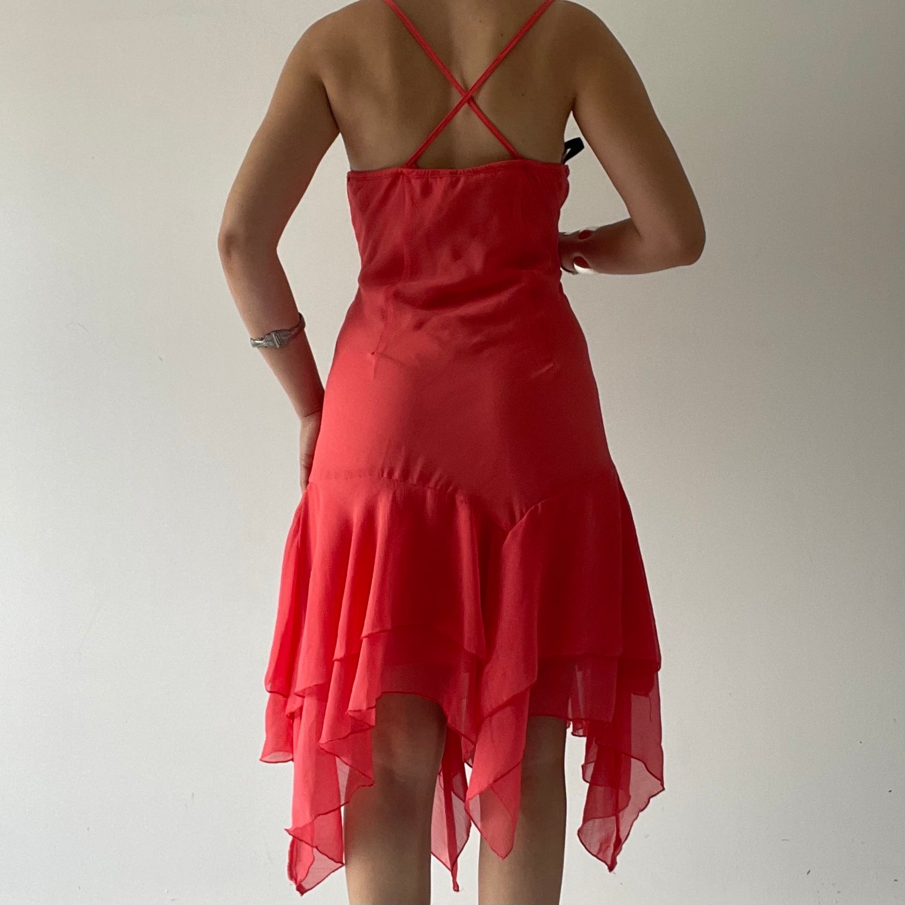 New York Asymmetric Ruffle Mini | 8-10