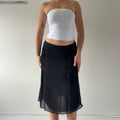 Ann Taylor Silk Midi Skirt | S