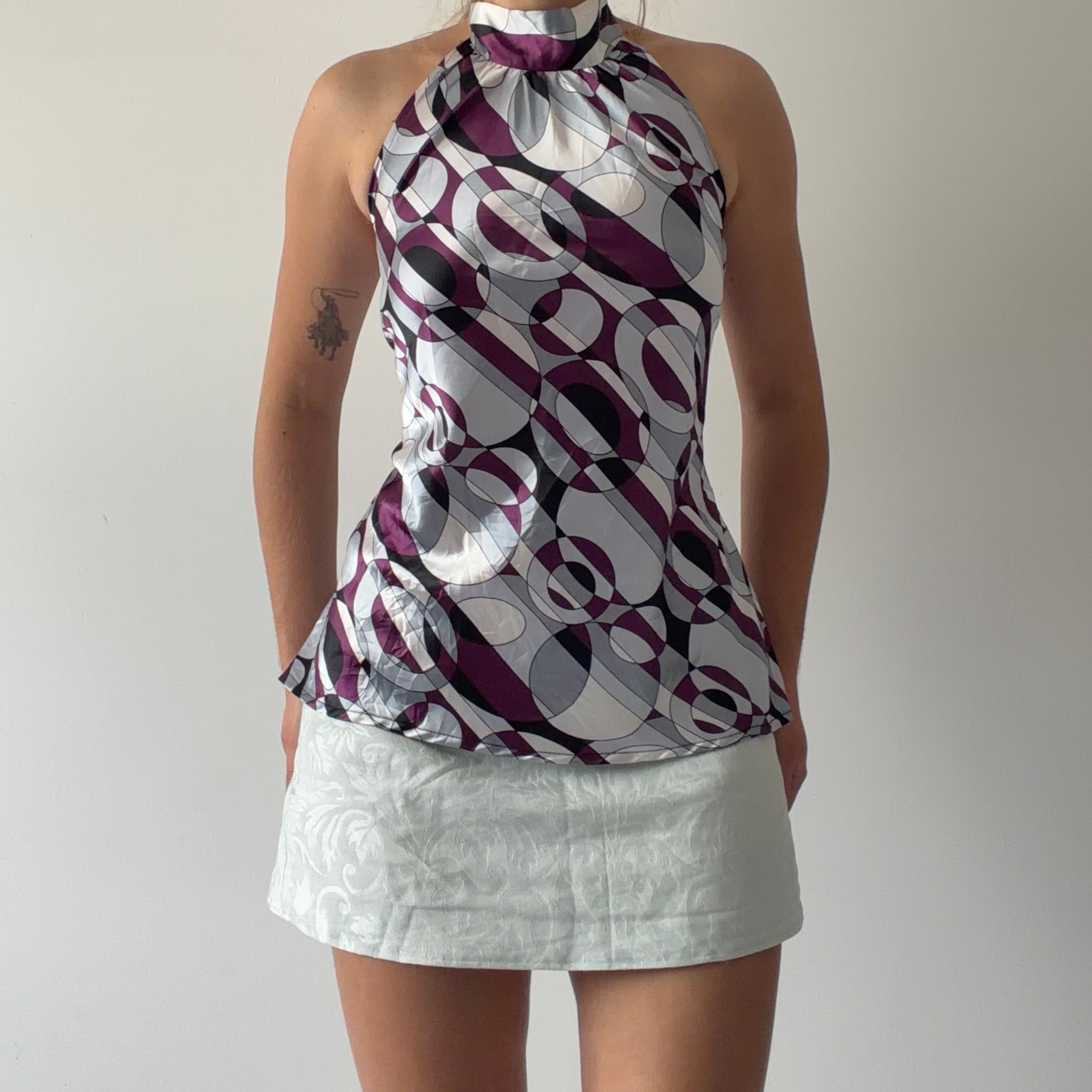 Tattoo Halter Top | Made in Canada | 10-12