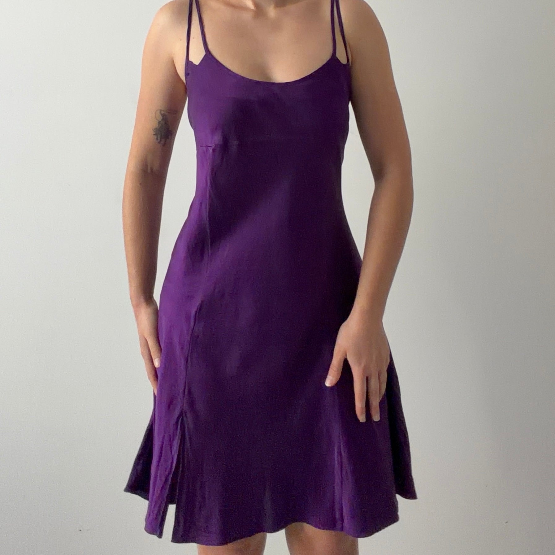 Valarie Stevens Silk Slip Dress | L