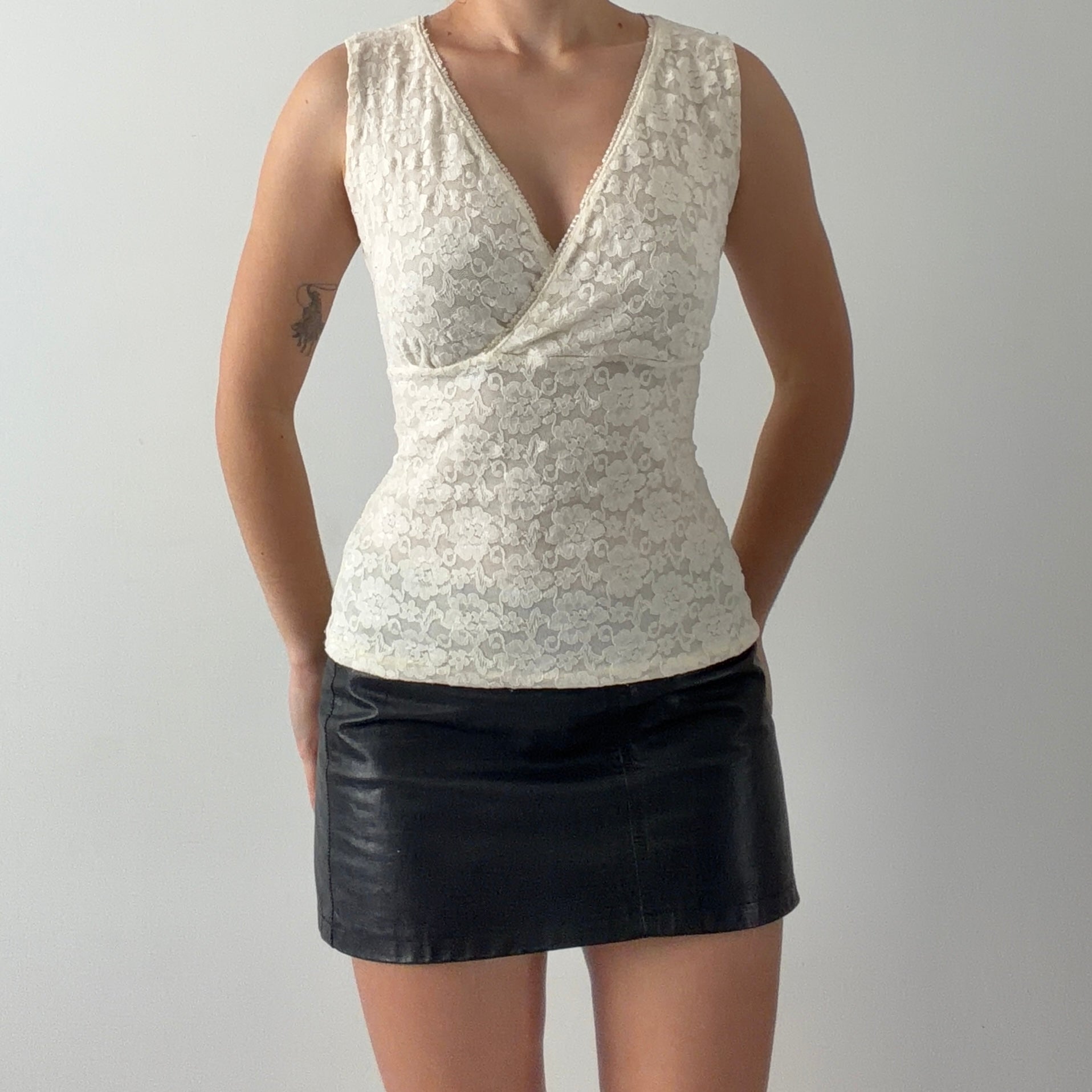 Semantiks Lace Babydoll Top | S