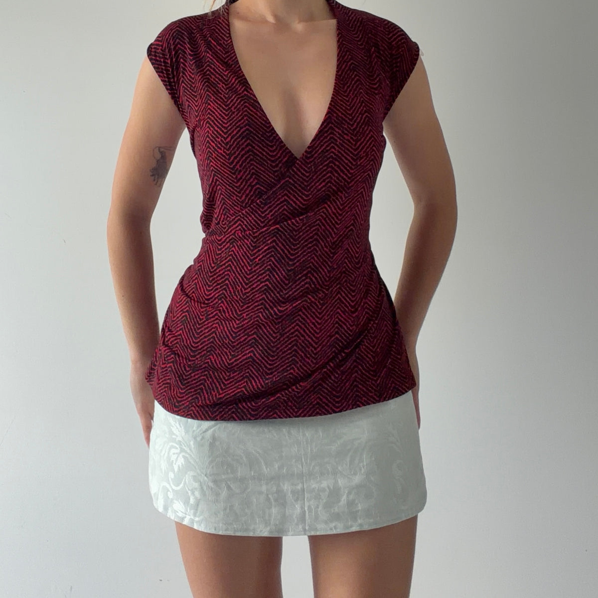 Liz Clairborne Wrap Top | XL