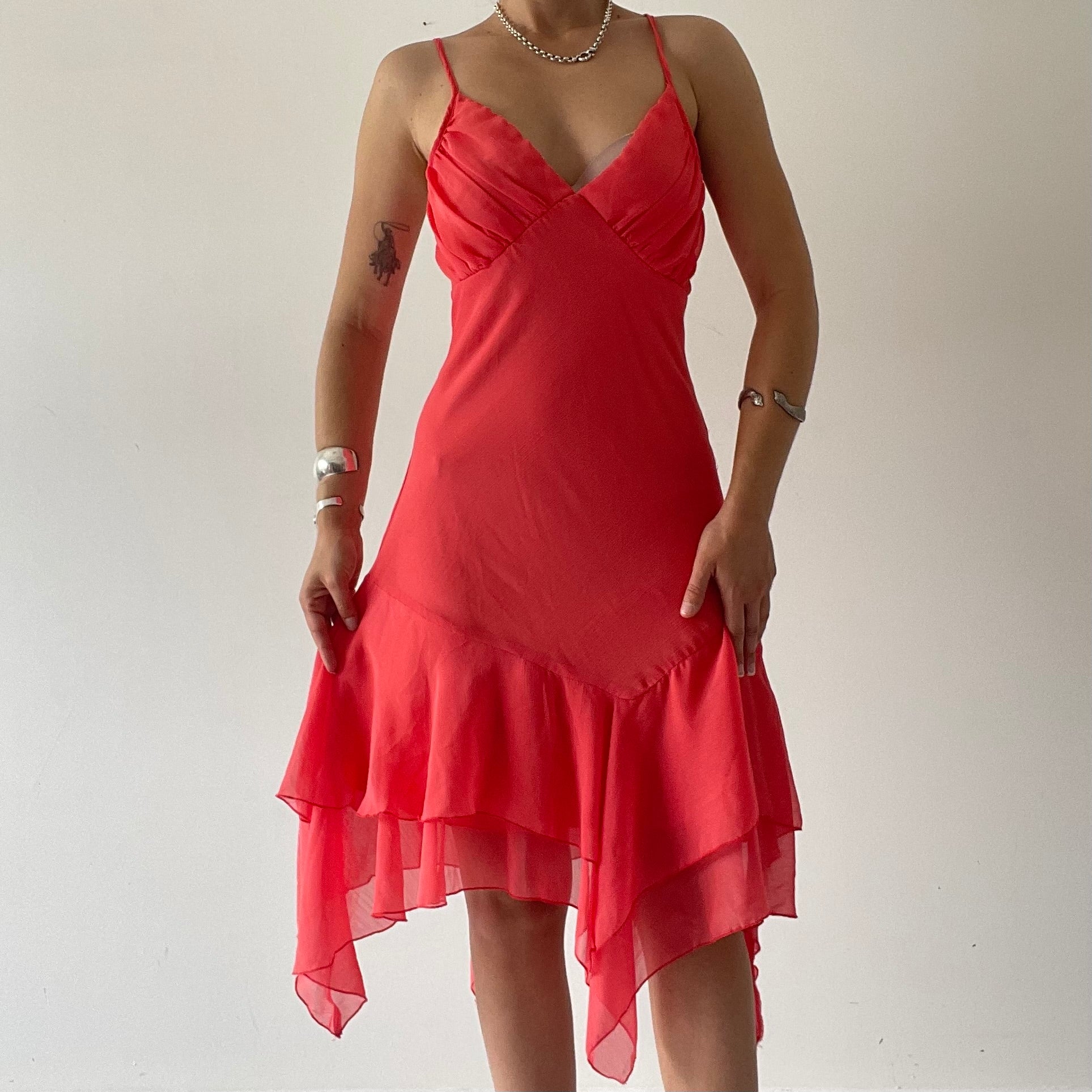 New York Asymmetric Ruffle Mini | 8-10