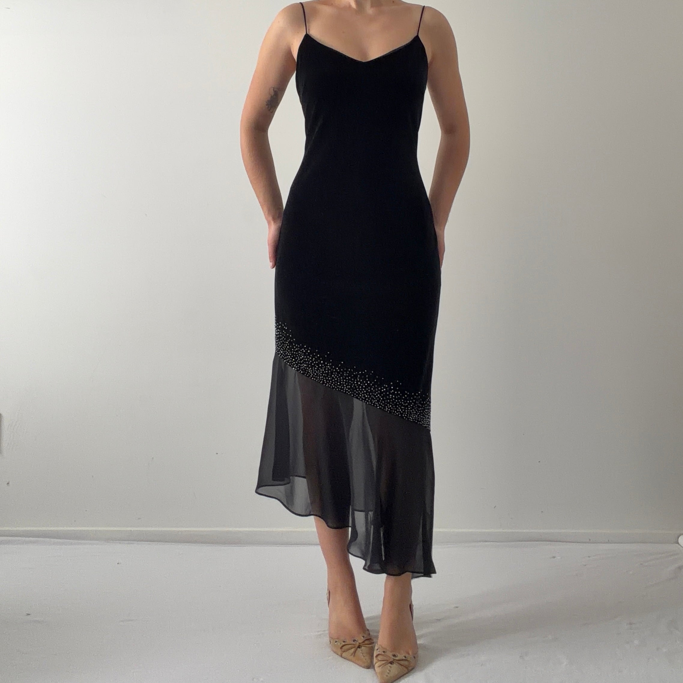 Jessica Howard Evenings Velvet Midi Dress | M