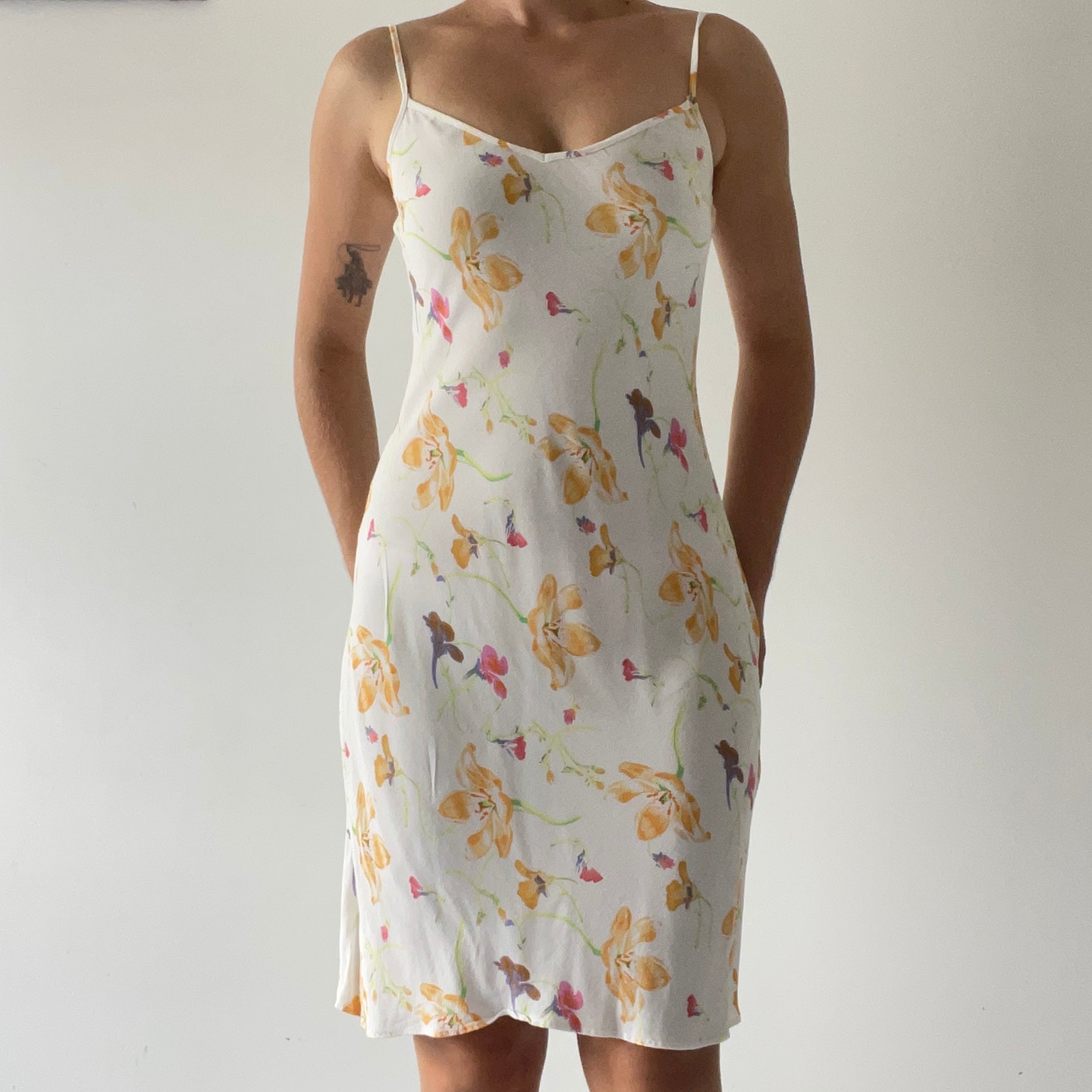 Floral Mini Slip Dress | S