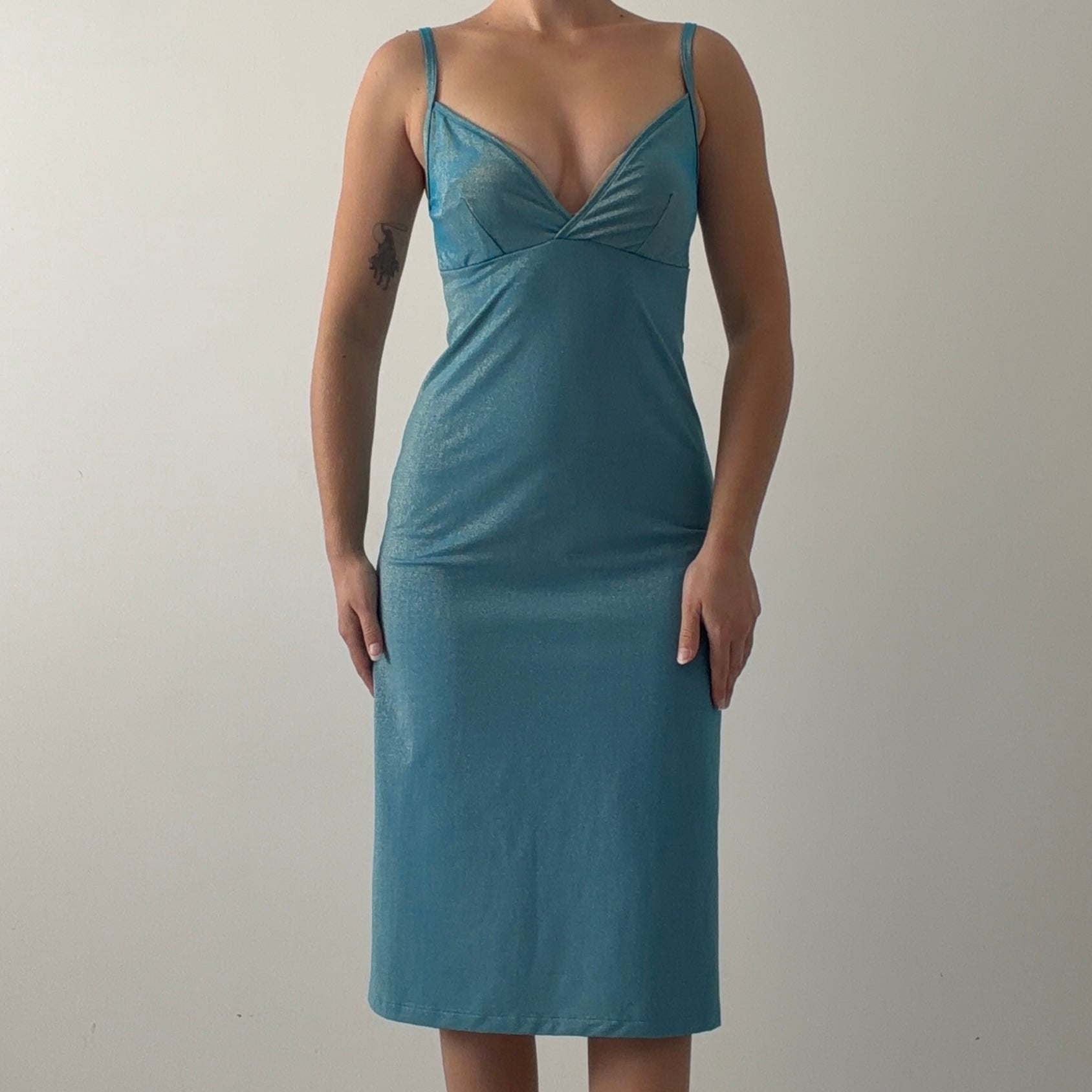 Moontide Glittery Midi Dress | Made In NZ | S