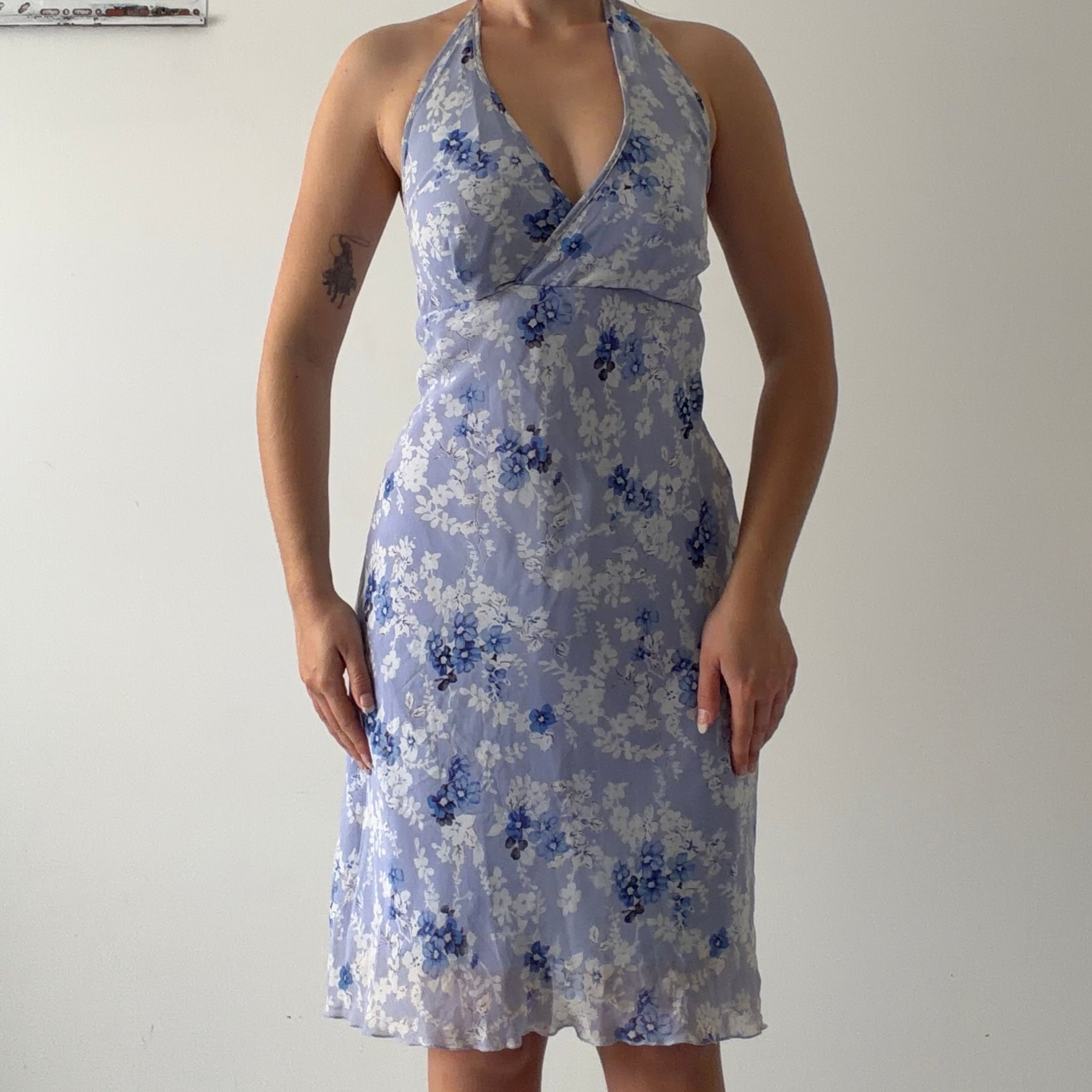 Digital Clothing Floral Halter Dress | 8-10
