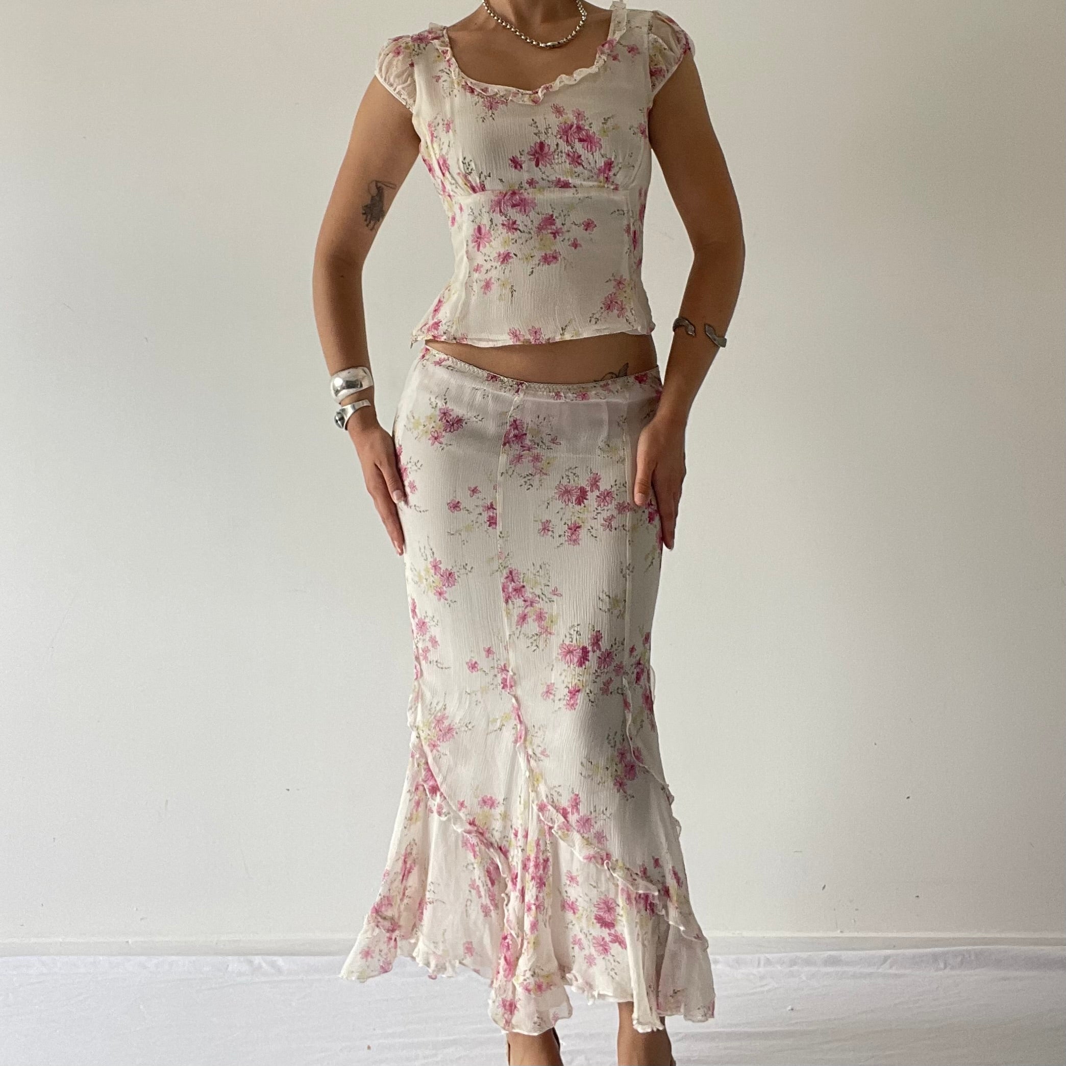 Precis Petite Silk Matching Set | 6-8