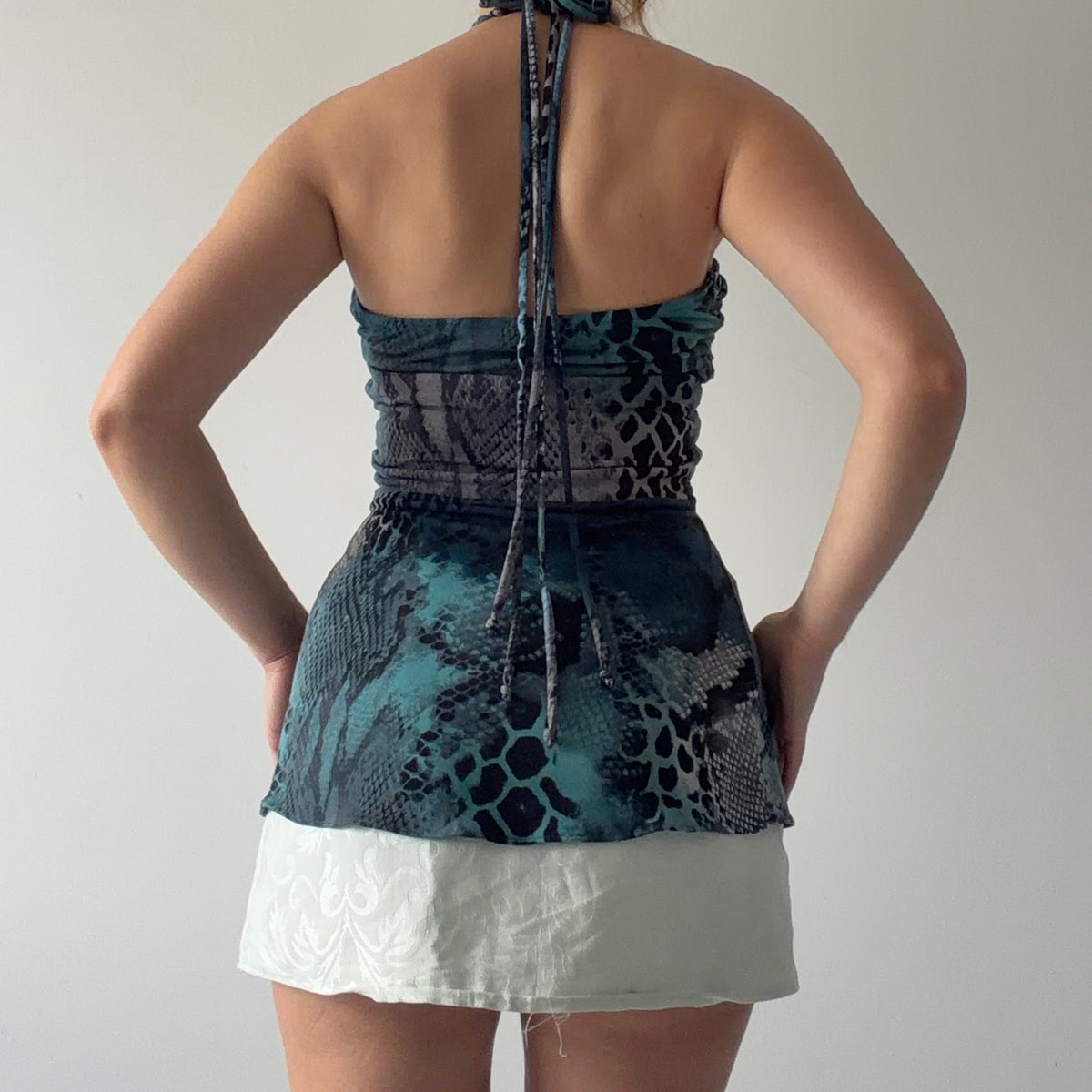 Sky Braid Halter Top | S