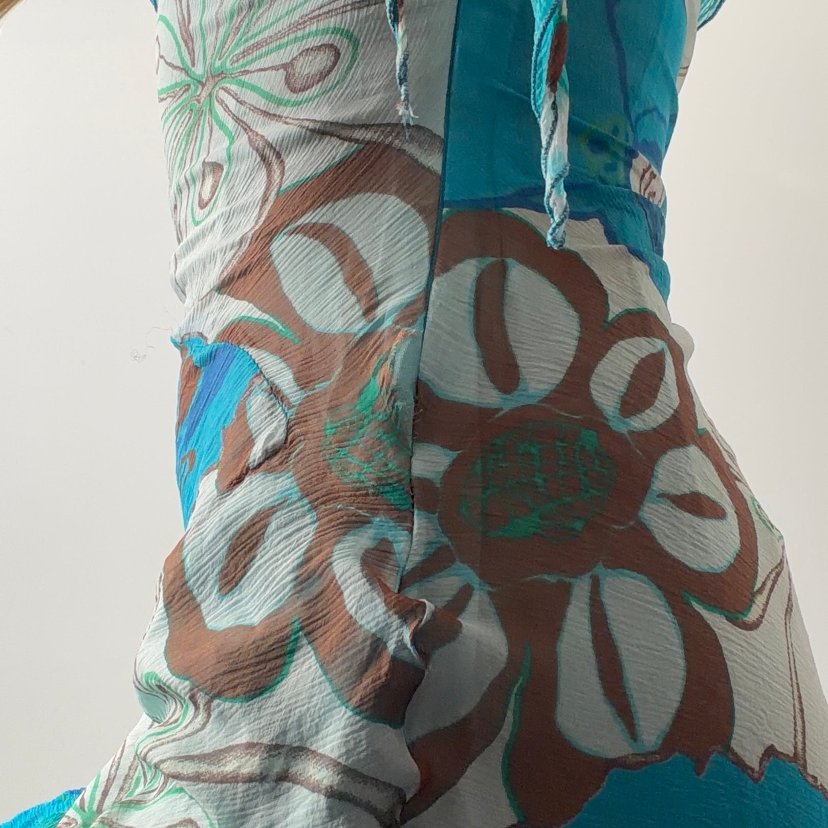 00s Zara Silk Fairy Dress | Made in Spain | XS