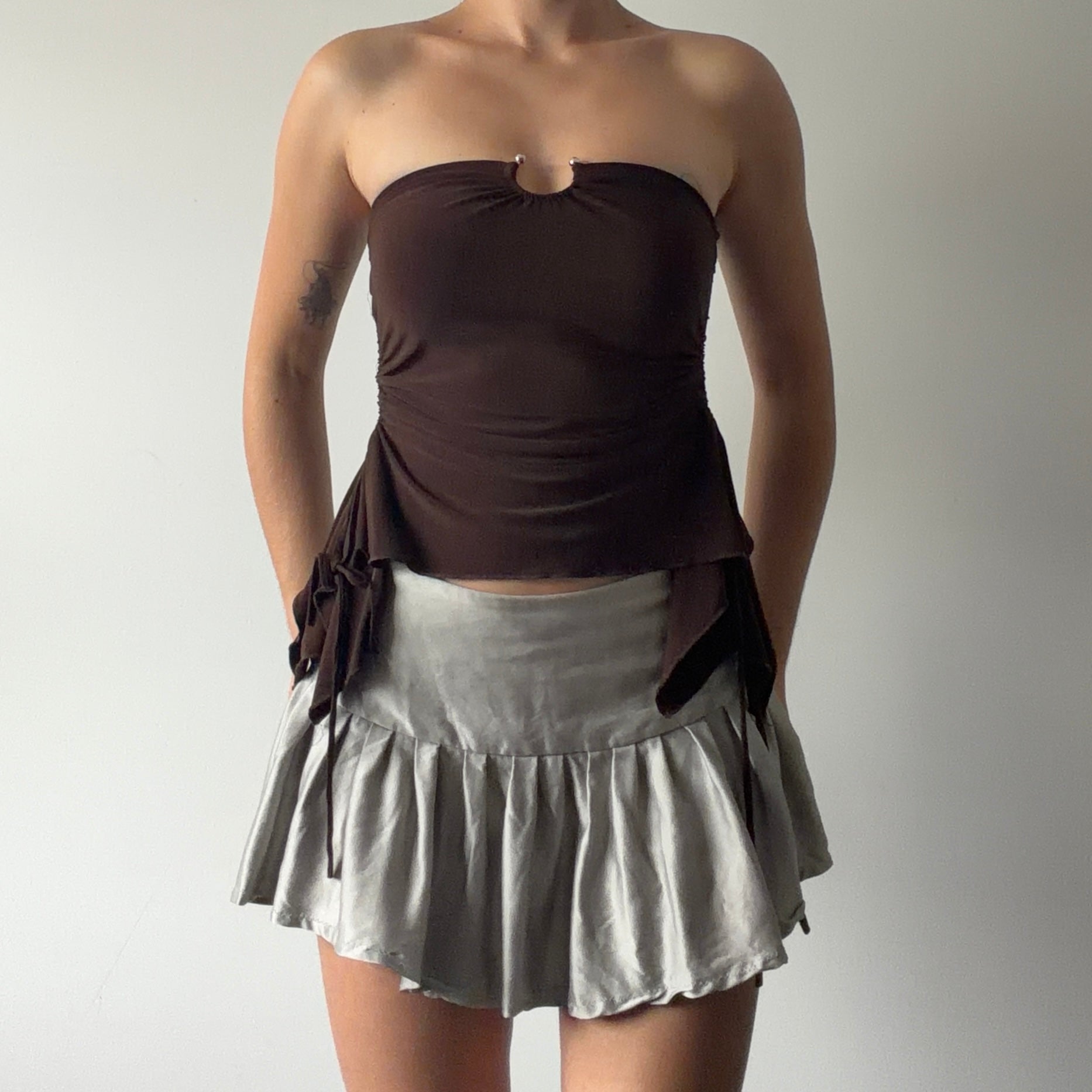 Knitenjin Strapless Top | Made in USA | S
