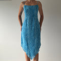 Principals Snake Print Asymmetric Dress | Made in NZ | 10-12