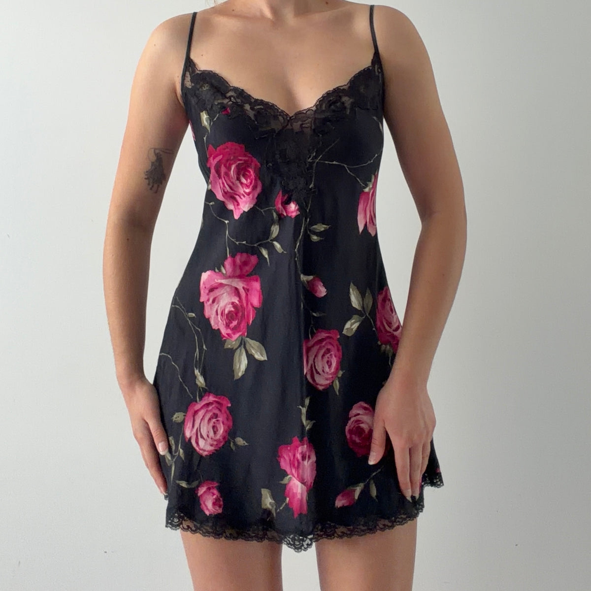 Victoria's Secret Silk Rose Slip | M