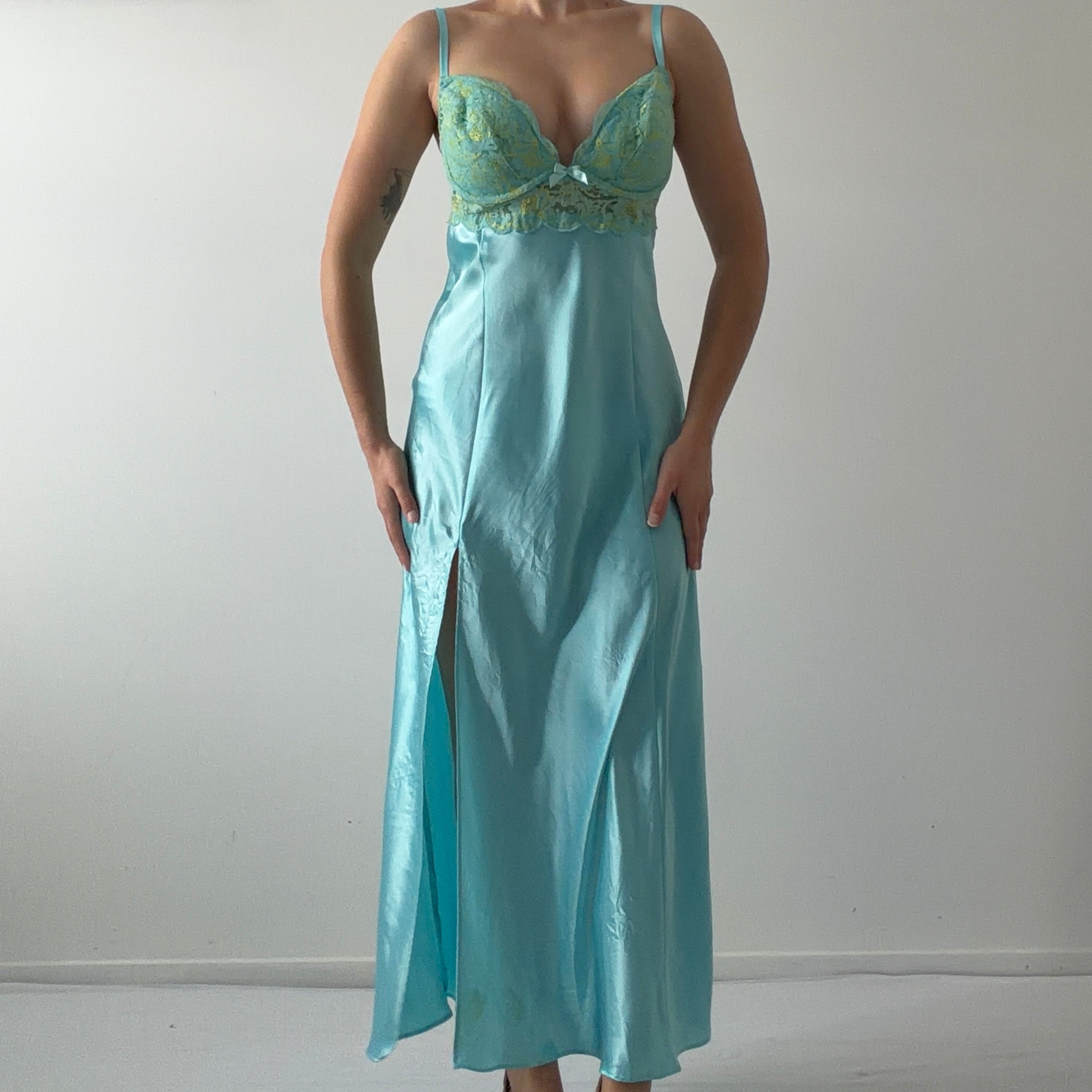 Victoria's Secret Satin Maxi Dress | M