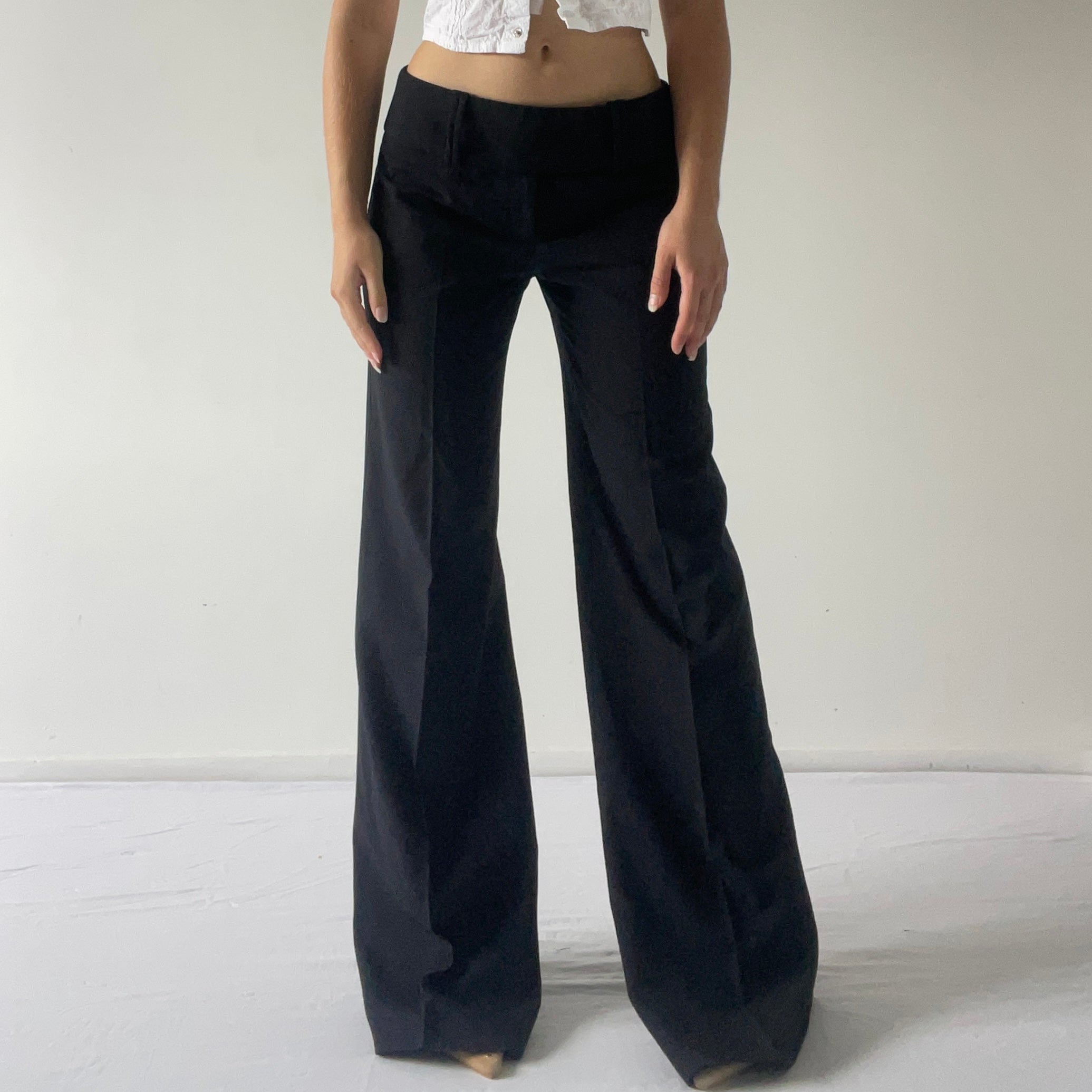 Cue Low Rise Wide Leg Pants | 8-10