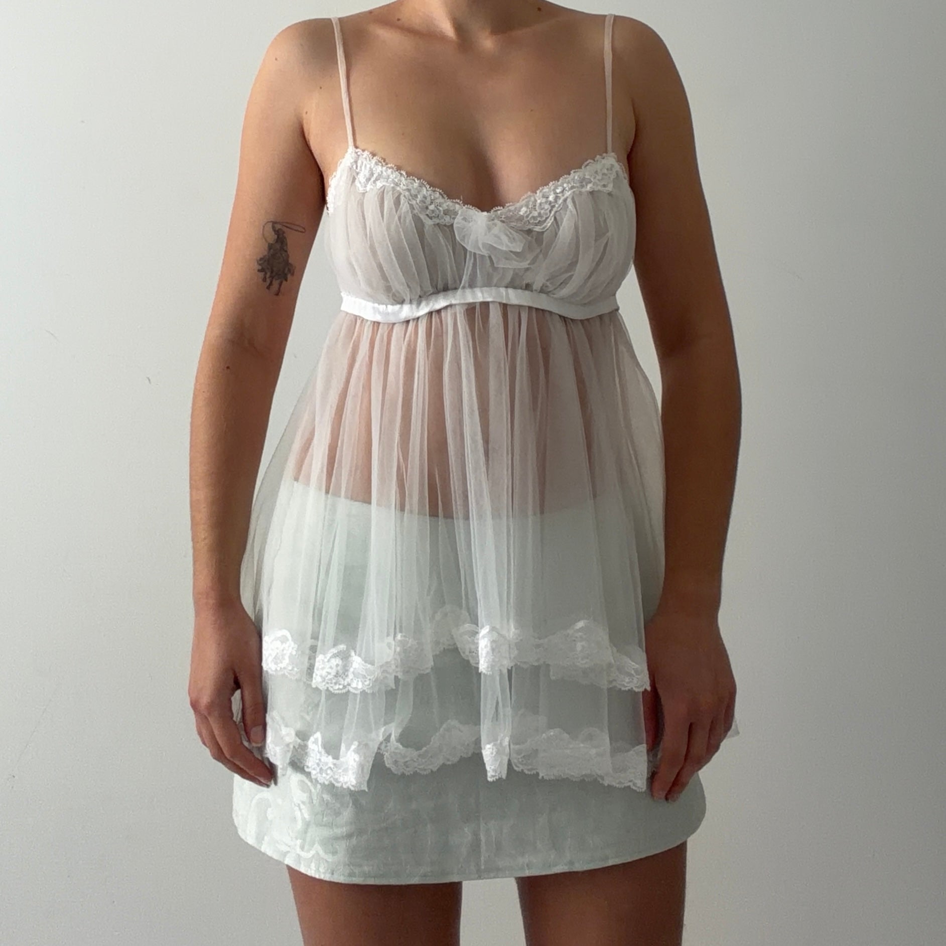 Victoria's Secret Angelic Babydoll Top | M