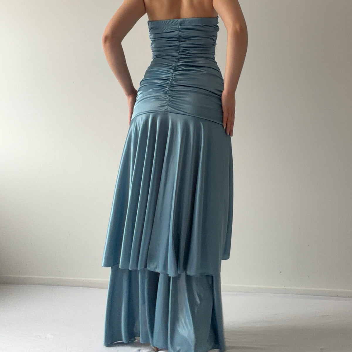 Speechless Strapless Ruffle Dress | XS-S