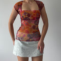 Promod Mesh Babydoll Top | S