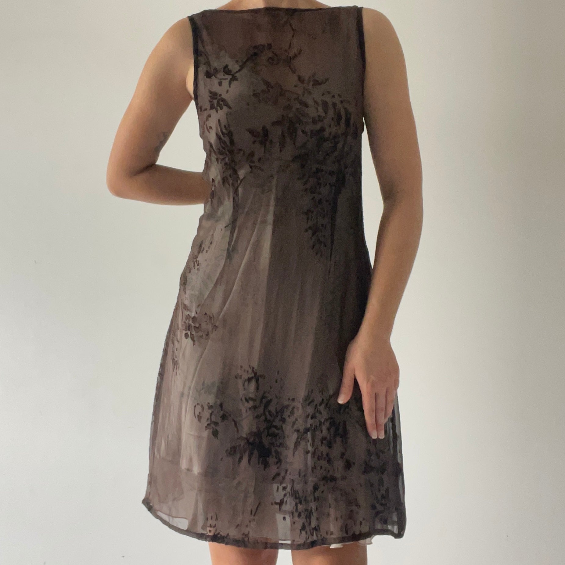 00s Max Cowl Slip Dress | 8-12