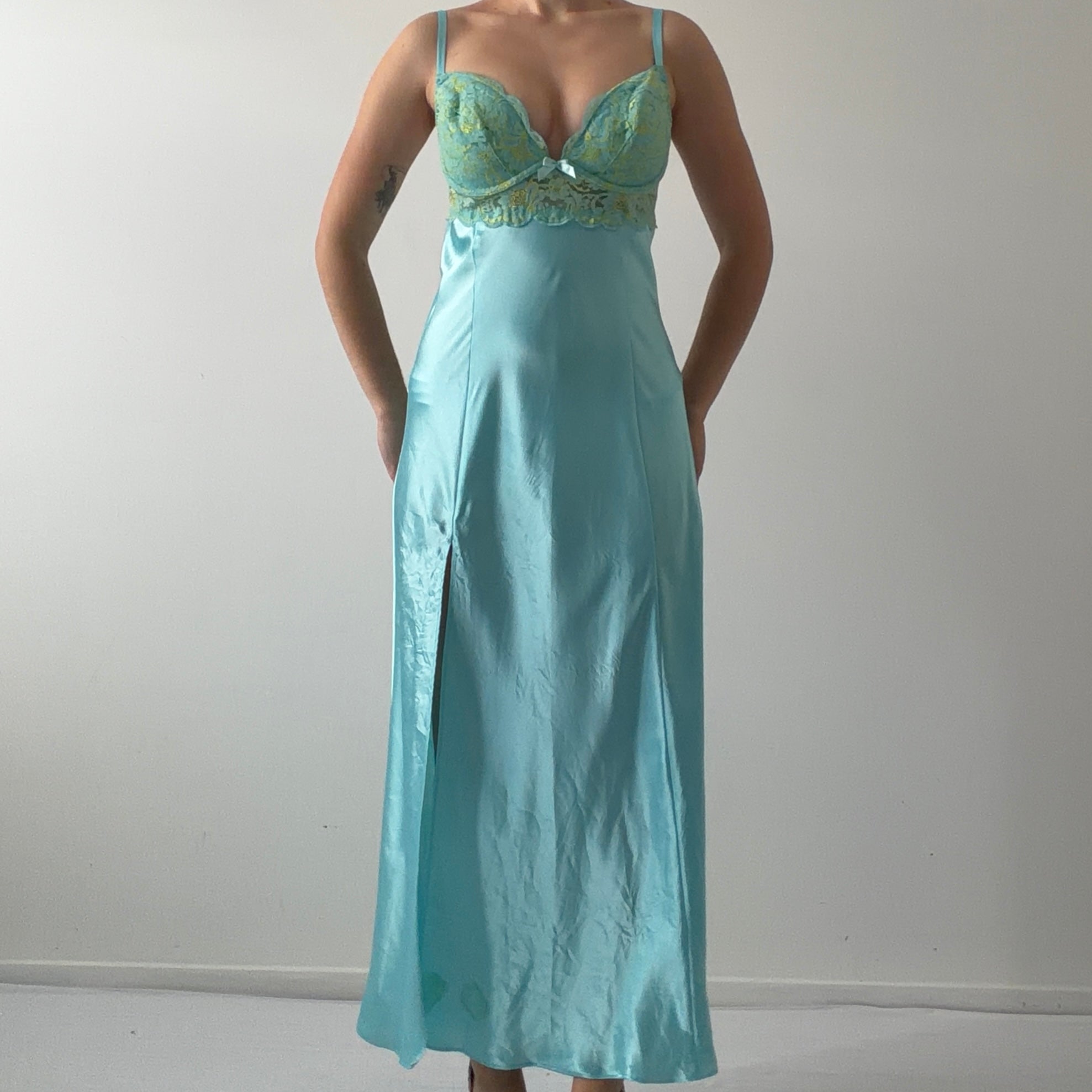 Victoria's Secret Satin Maxi Dress | M