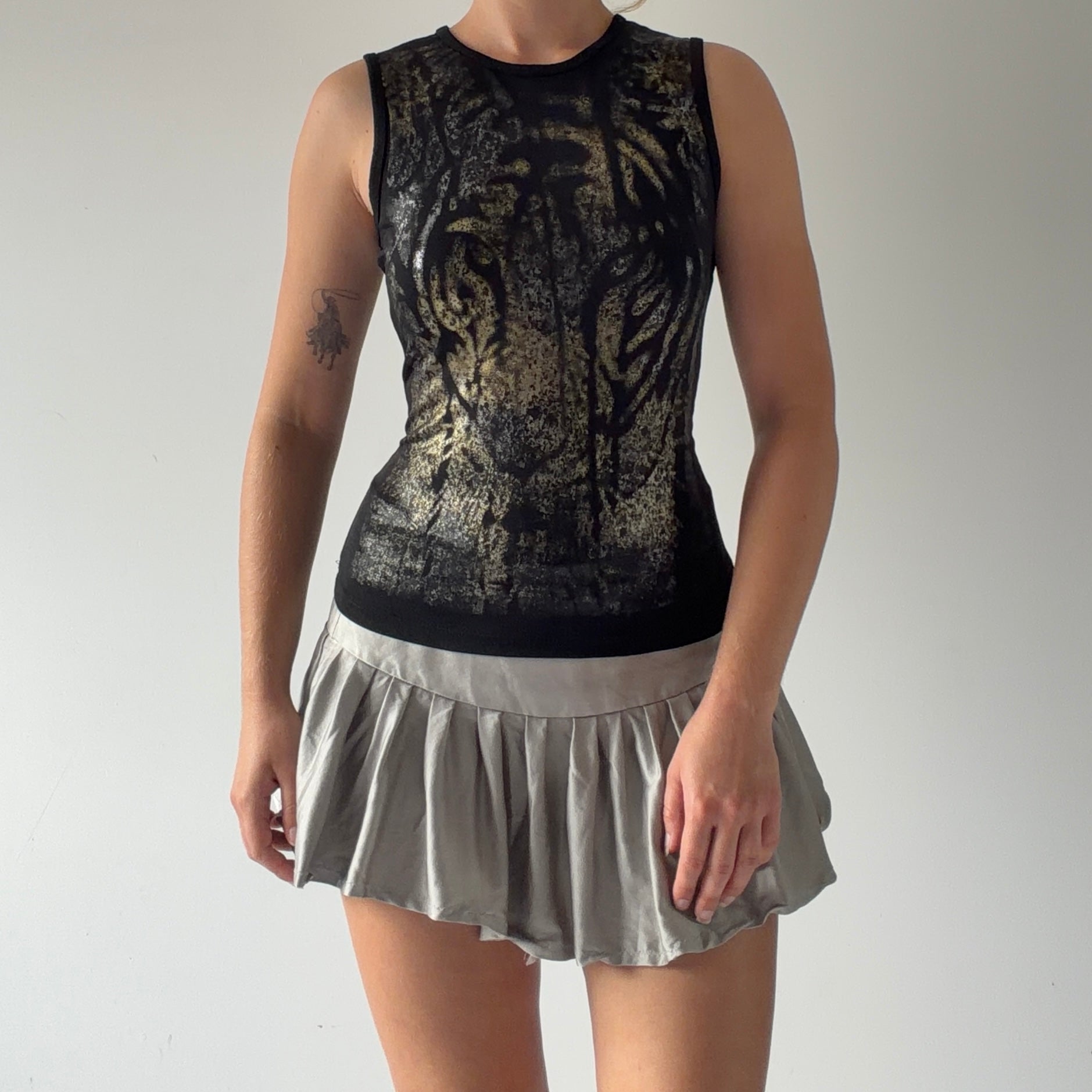 579 Tiger Print Tank Top | Made in USA | 8-10