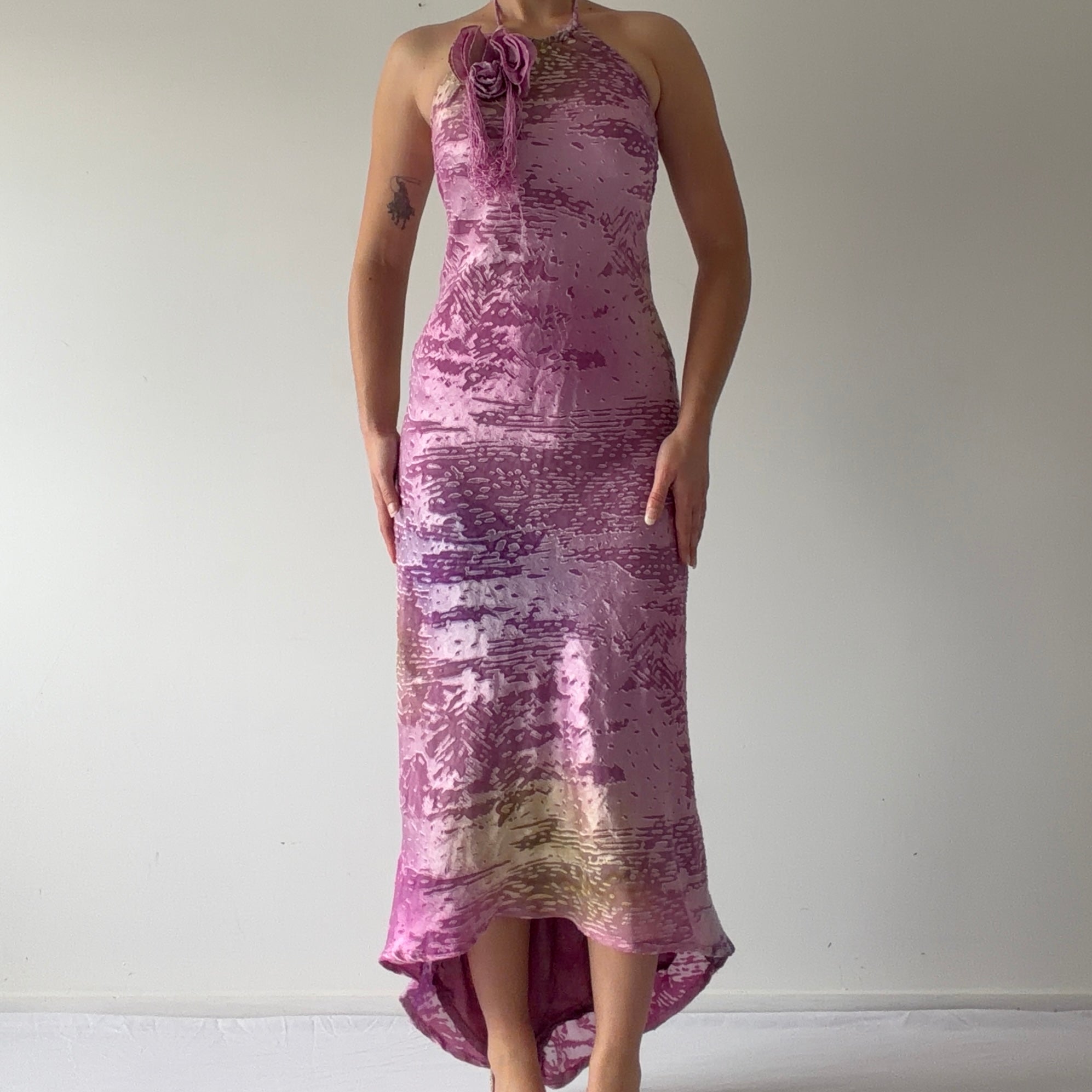 Brasilia Velvet Burnout Maxi Dress | S