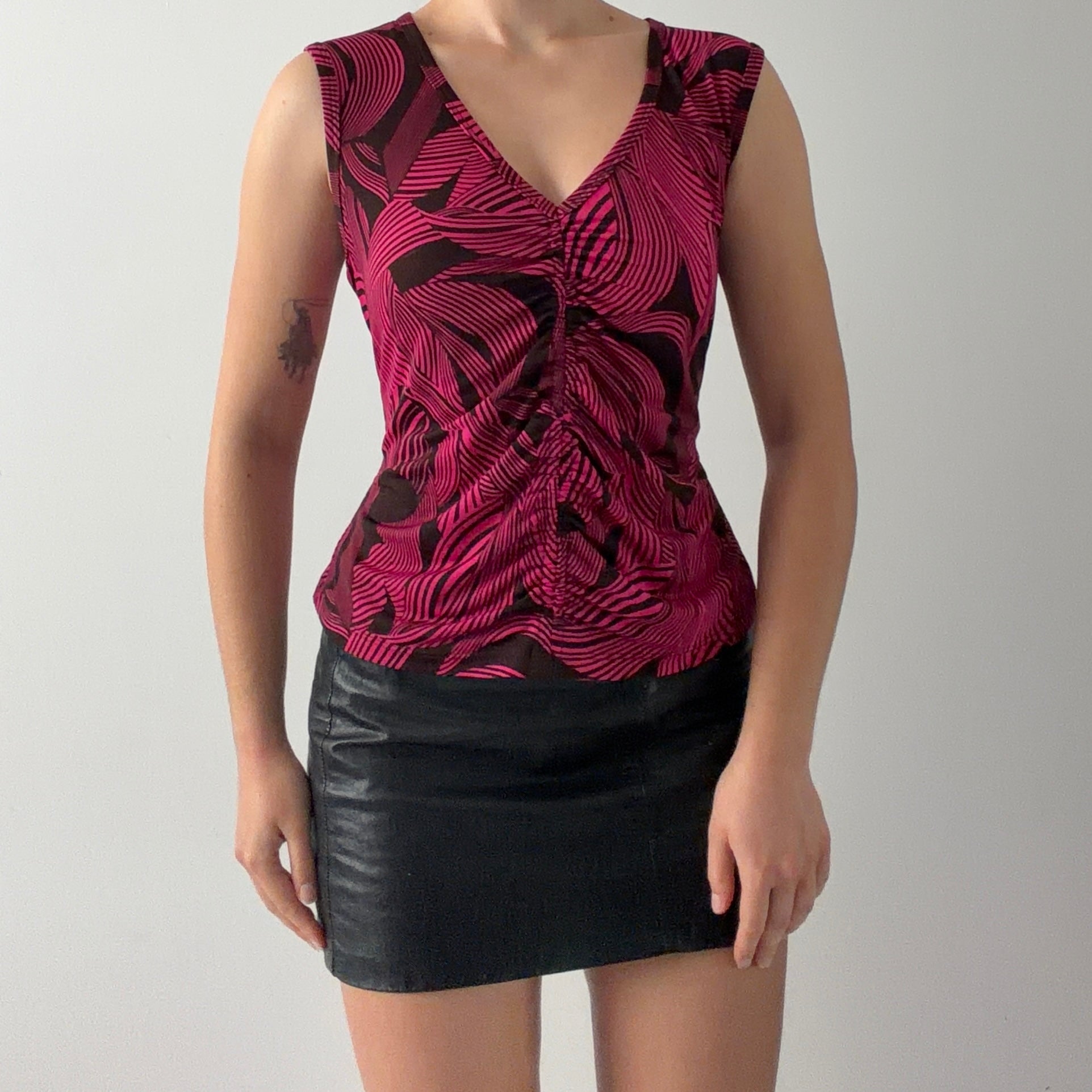 Baranda Ruched Cami Tank | L
