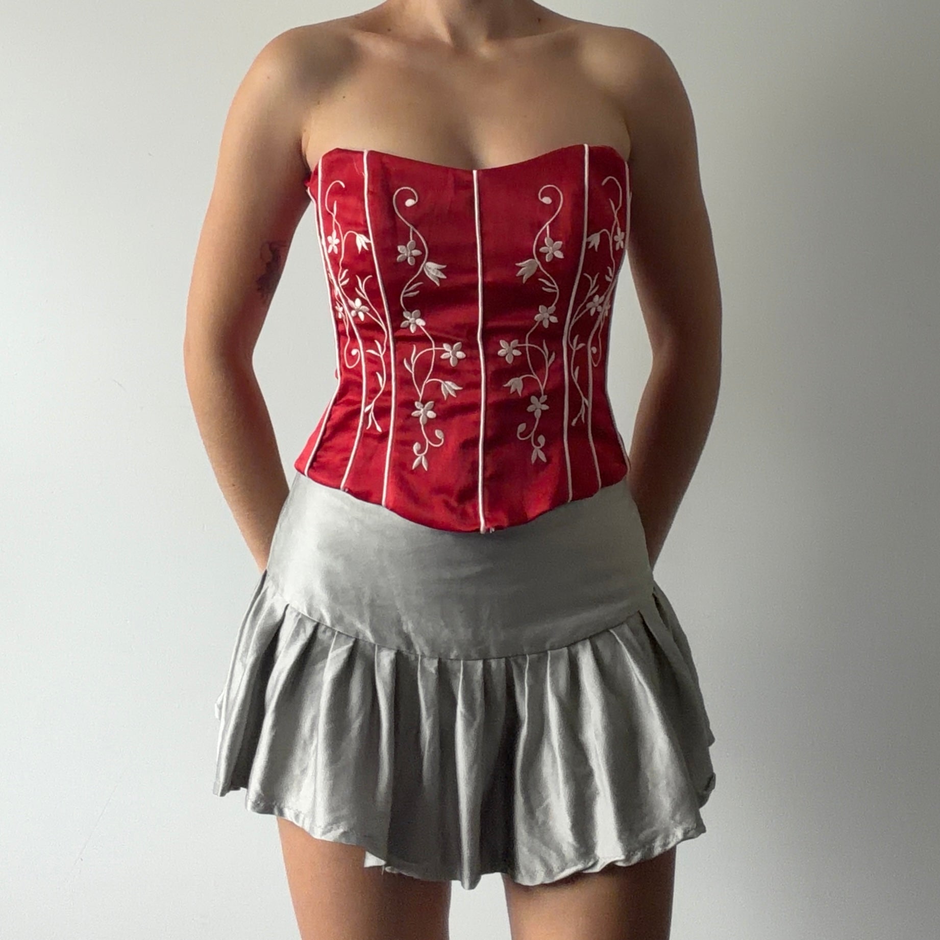 Simbolo Strapless Corset Top | 8-10