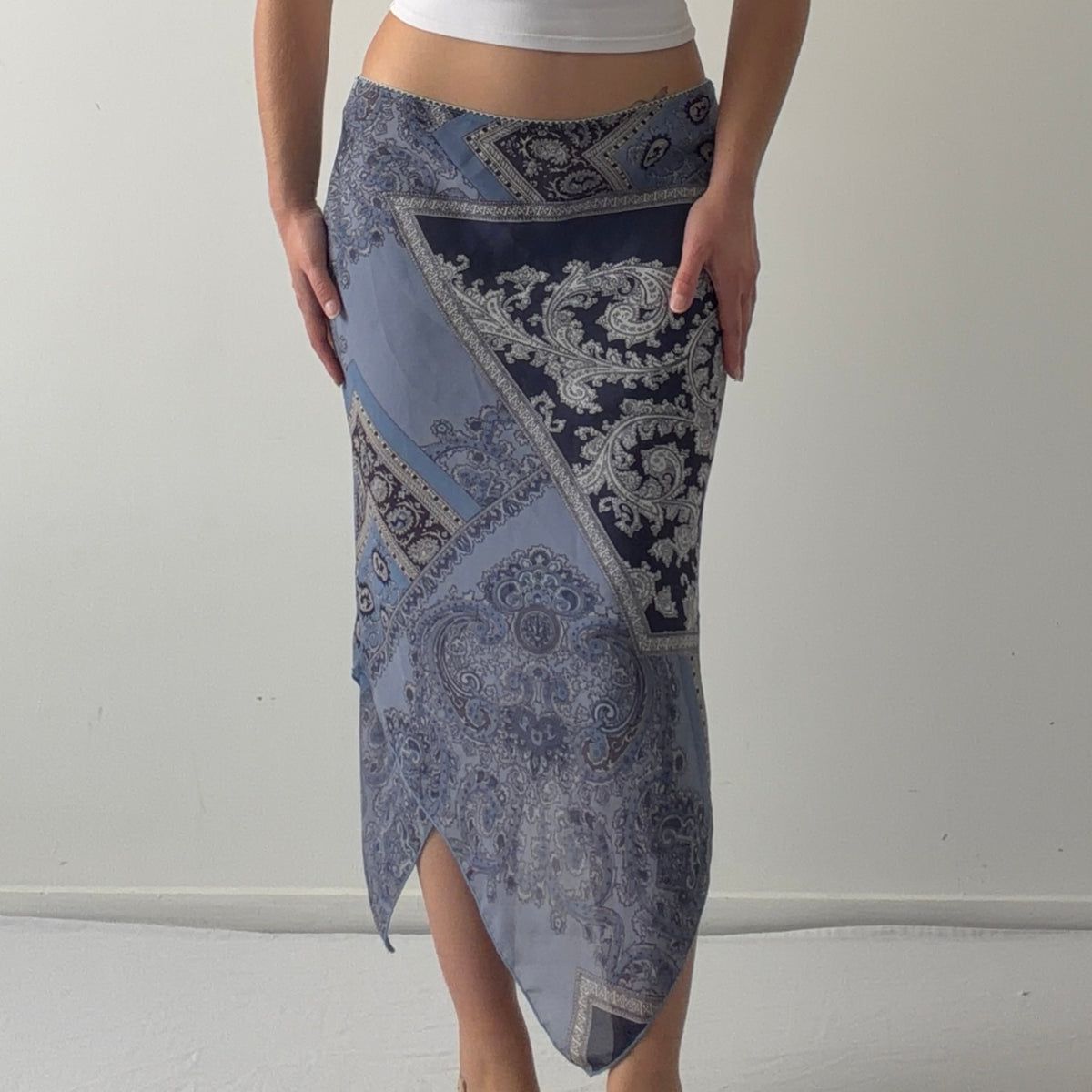 Fashion Bug Handkerchief Paisley Skirt | 6-8