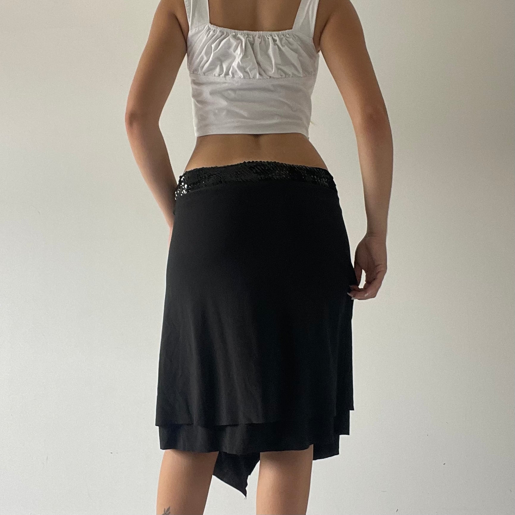 Asymmetric Midi Skirt | 8-12