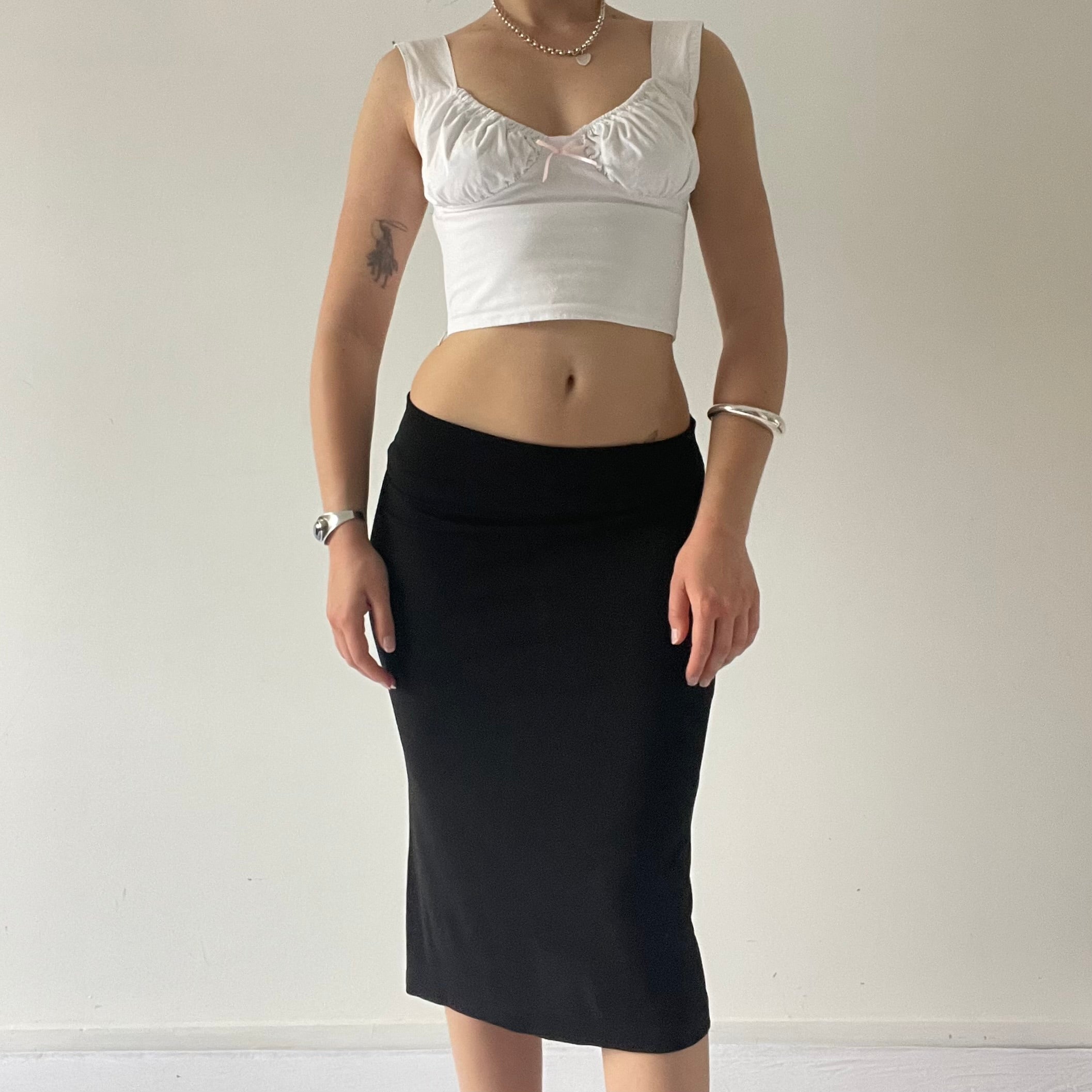 Cue Slinky Midi Skirt | XS